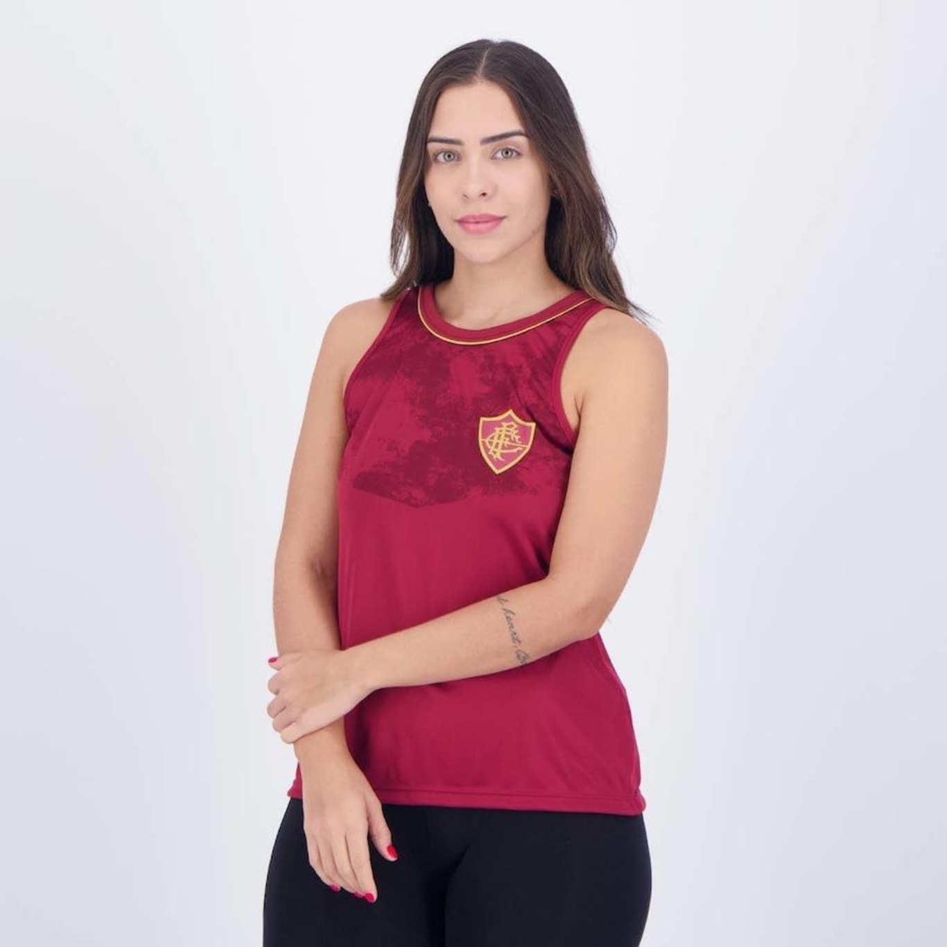 Camiseta Regata Fluminense Stars Braziline - Feminina - Foto 5