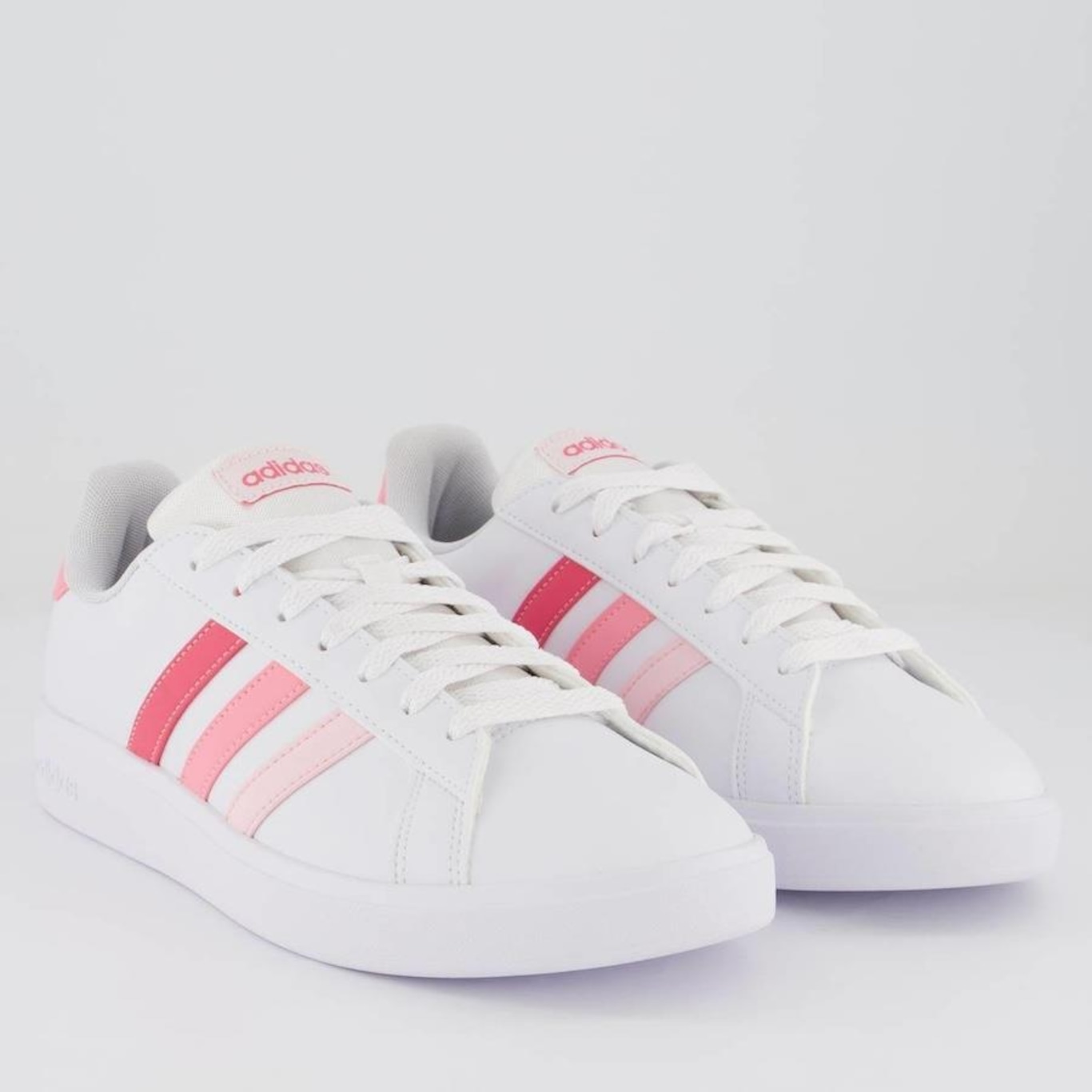 Tênis adidas Grand Court Base 2.0 Stripes Feminino - Foto 2