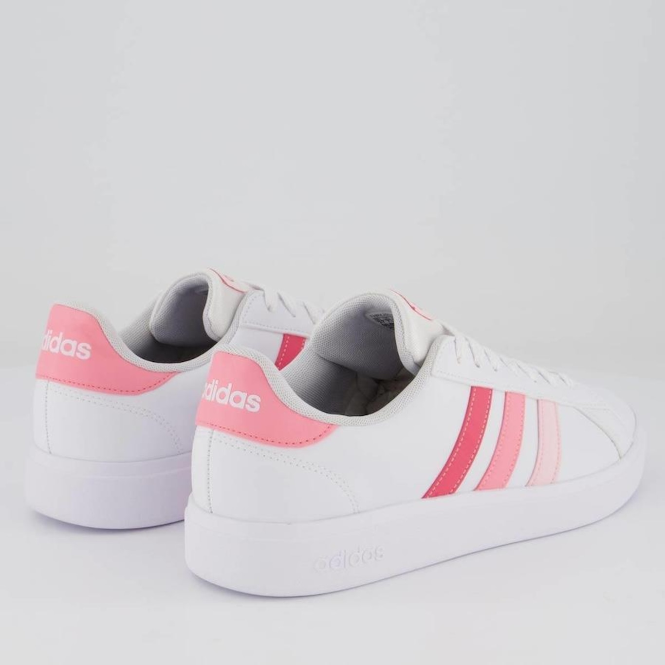 Tênis adidas Grand Court Base 2.0 Stripes Feminino - Foto 3