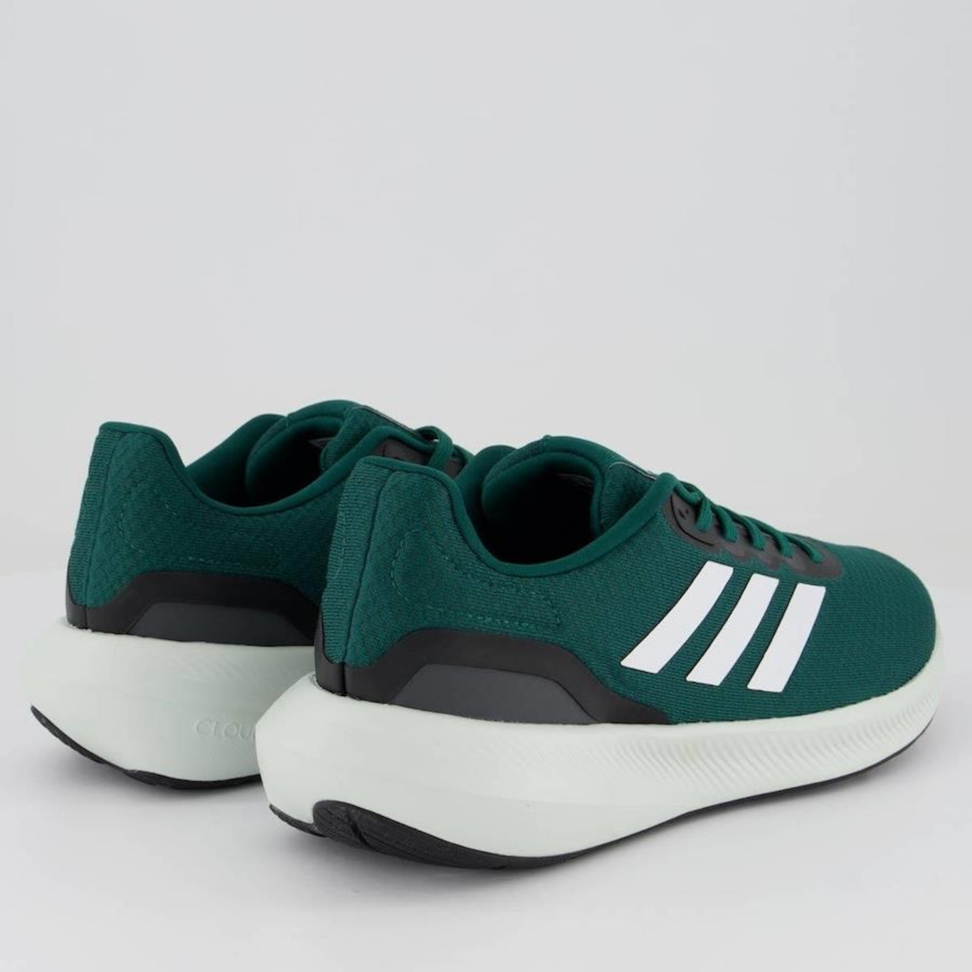 Tênis Adidas Runfalcon 3.0 Verde E Preto - Foto 3