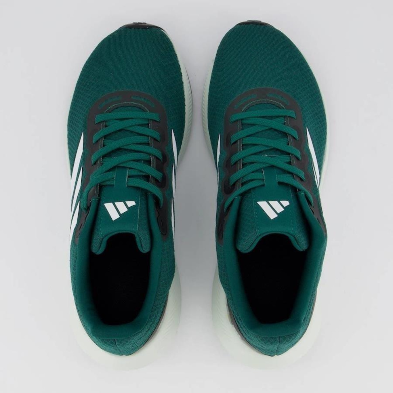 Tênis Adidas Runfalcon 3.0 Verde E Preto - Foto 4