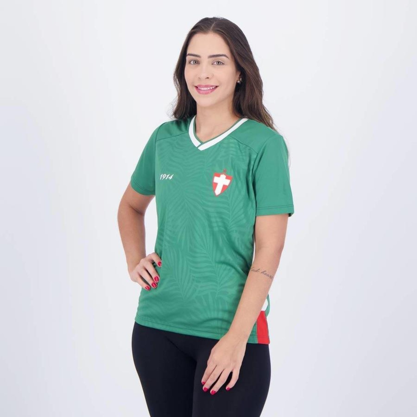 Camisa doPalmeiras Savoia Betel - Feminina - Foto 6