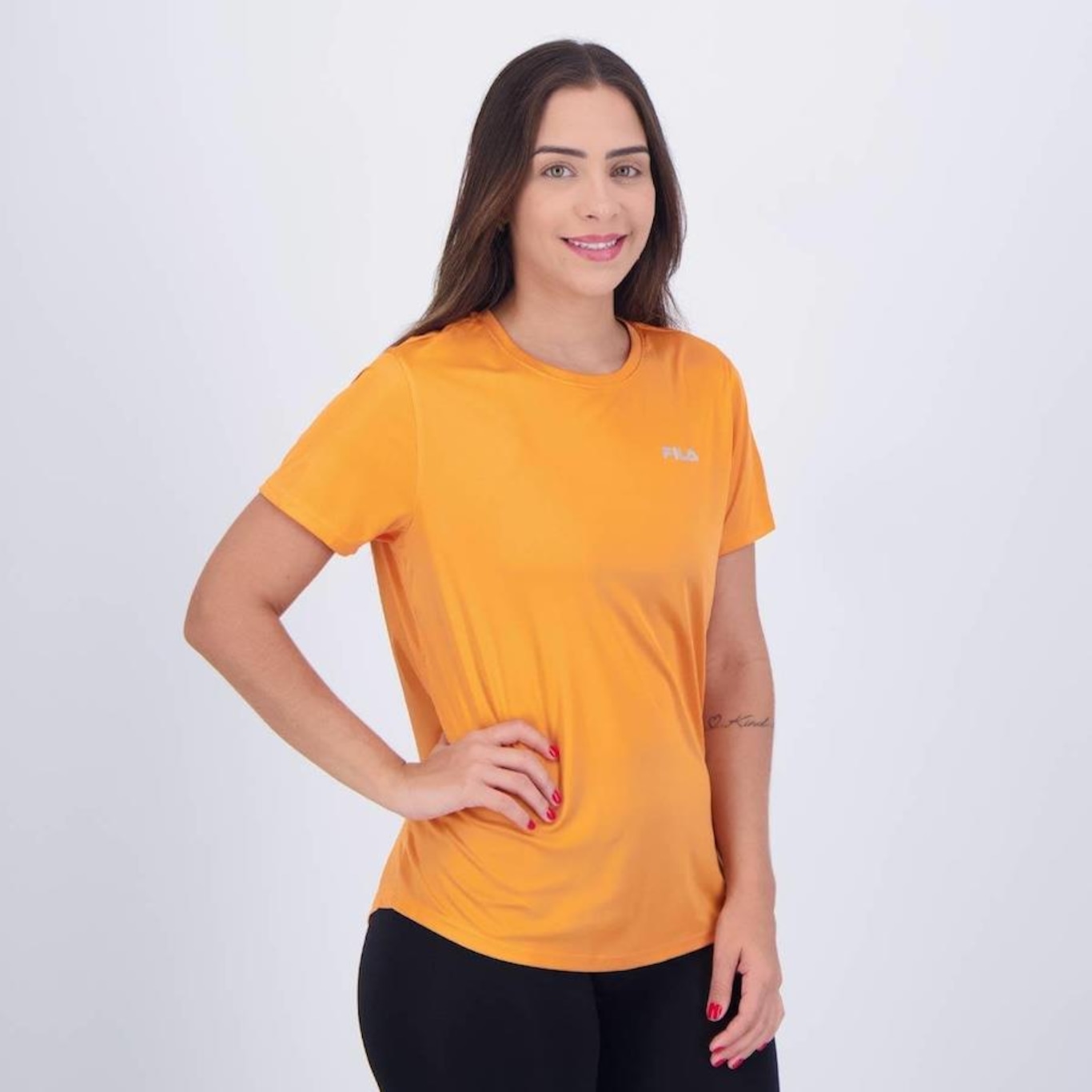 Camiseta Fila Basic Sports Polygin - Feminina - Foto 2