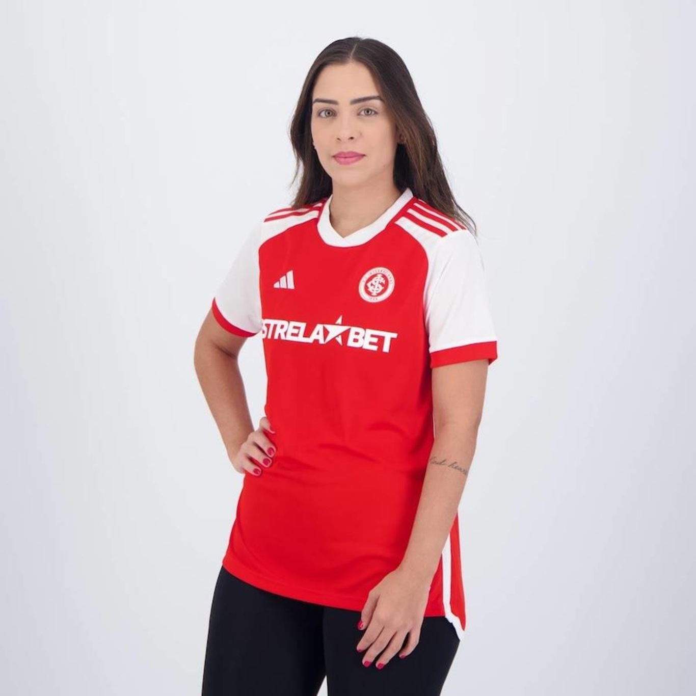 Camisa do Internacional I 24/25 adidas - Feminina - Foto 3