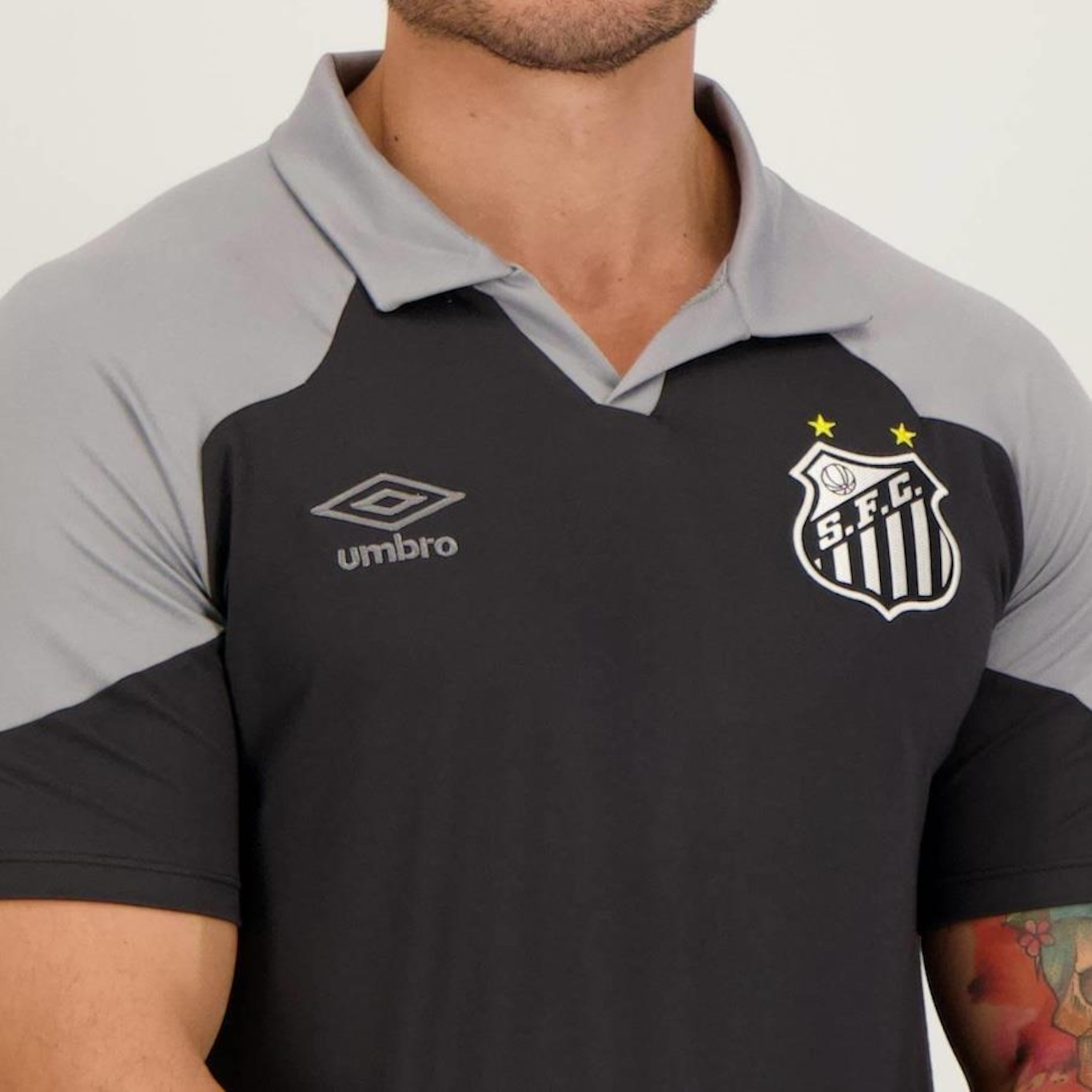 Camisa Polo do Santos Viagem 2023 Umbro - Masculina - Foto 5