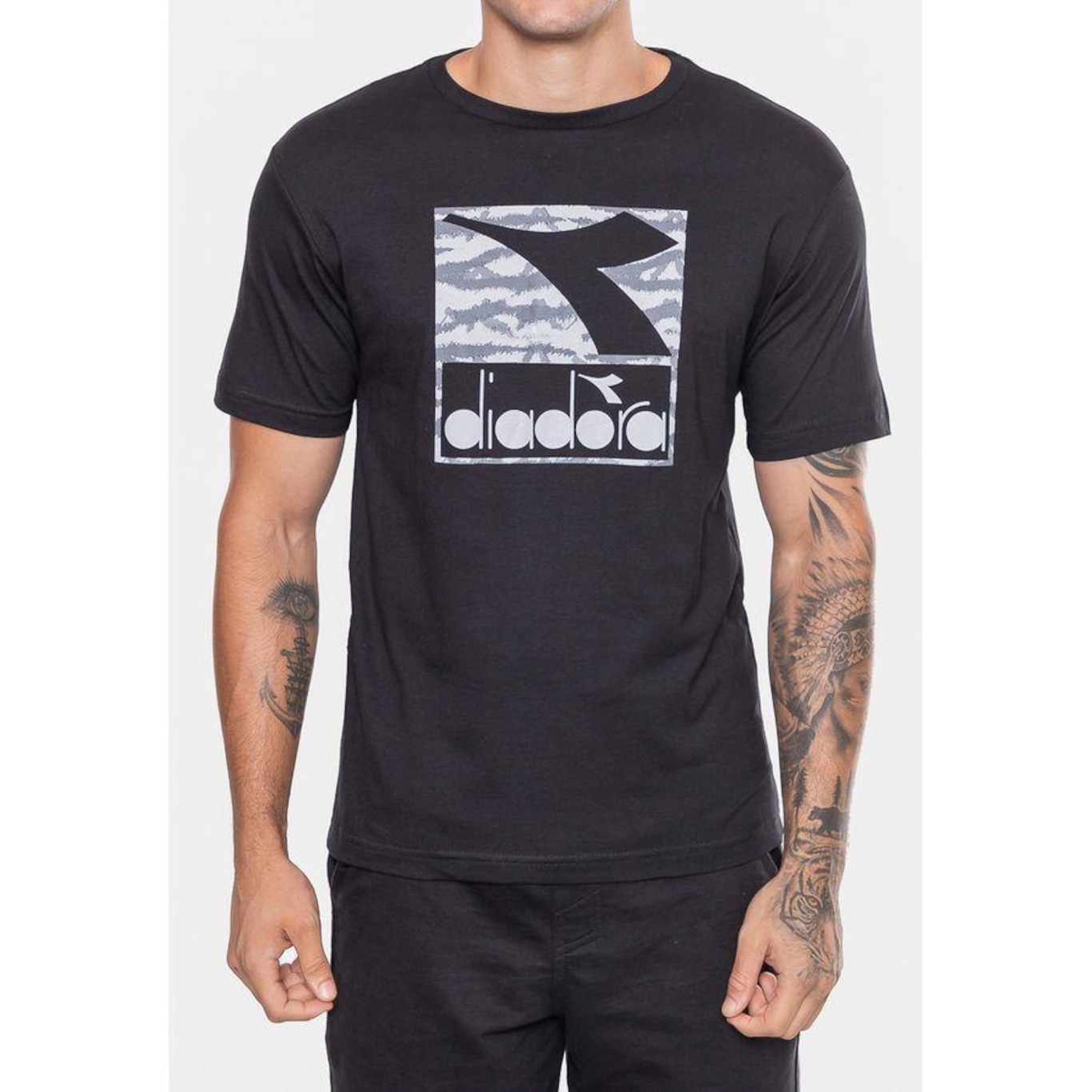 Camiseta Diadora Brindle Logo - Masculina - Foto 1