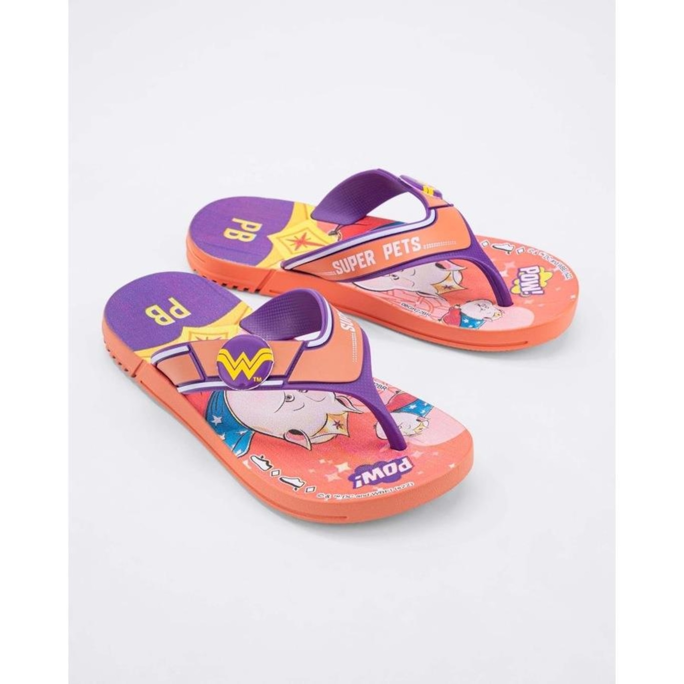 Chinelo Grendene Kids Super Pets Animal Style - Unissex - Foto 2