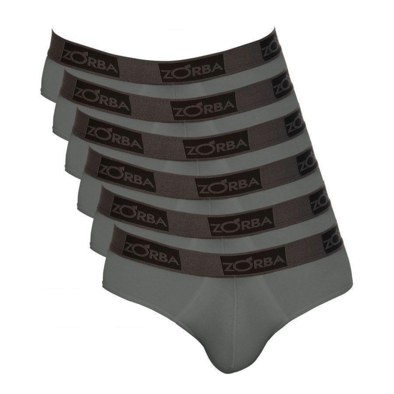 Kit 6 Cuecas Zorba Slip Plus 716 - Masculina - Foto 1