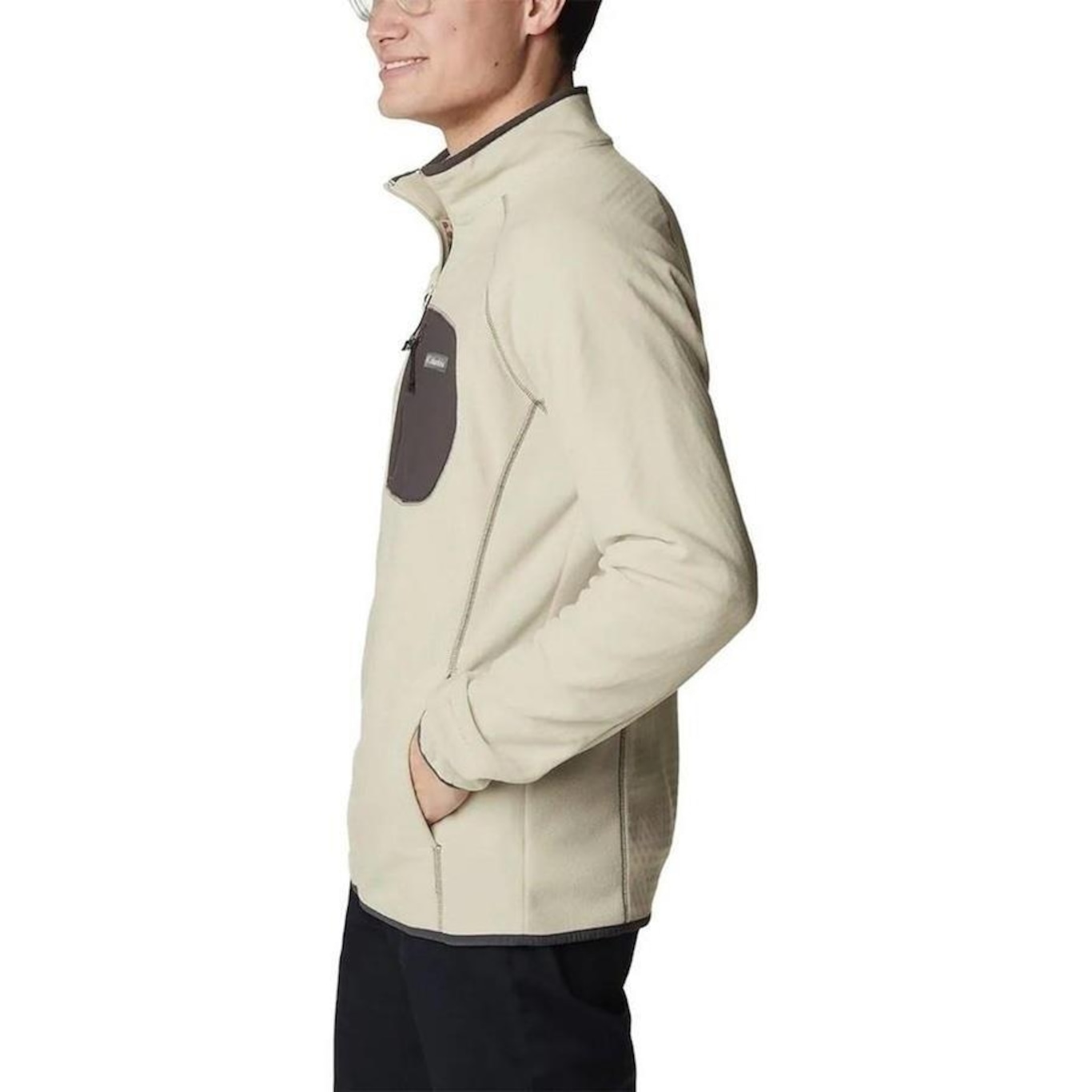 Jaqueta Columbia Masculina Outdoor Tracks Full Zip - Foto 4