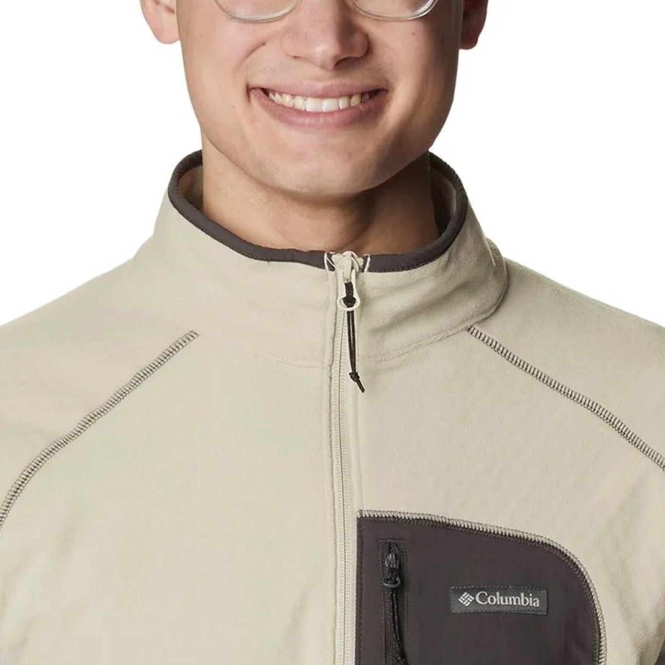 Jaqueta Columbia Masculina Outdoor Tracks Full Zip - Foto 5