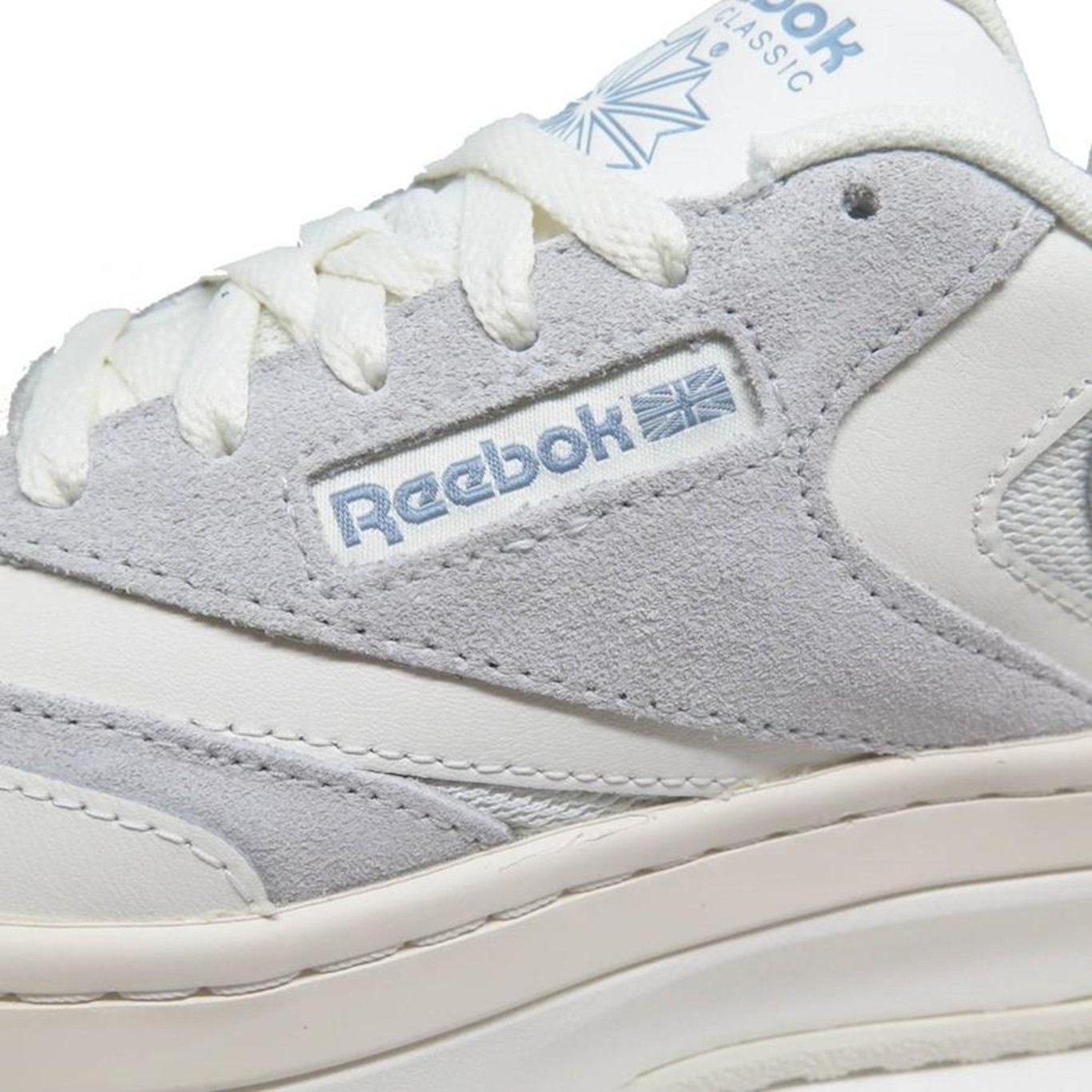 Tênis Reebok Club Extra Chalk Pure Grey 2 Vintage - Unissex - Foto 5