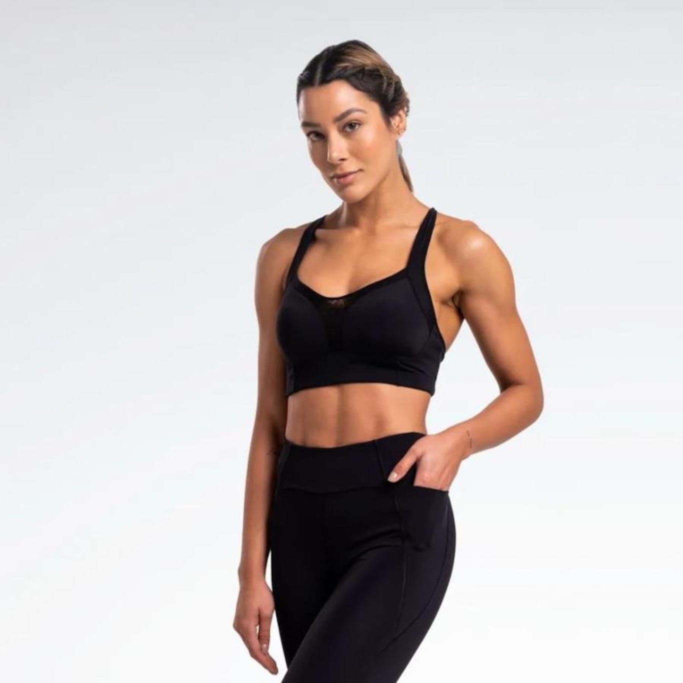 Top Fitness com Bojo Reebok Impact Supp - Feminino - Foto 2