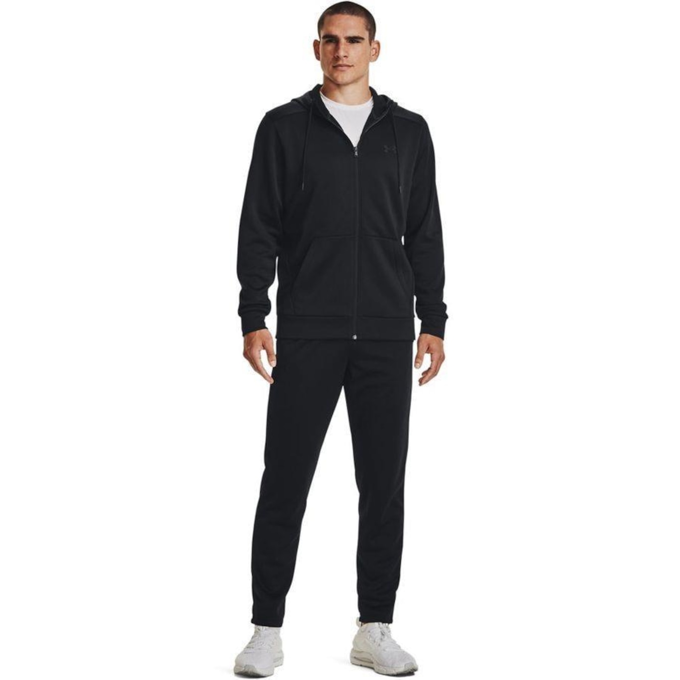 Jaqueta de Moletom Under Armour Fleece Full Zip - Masculino - Foto 4