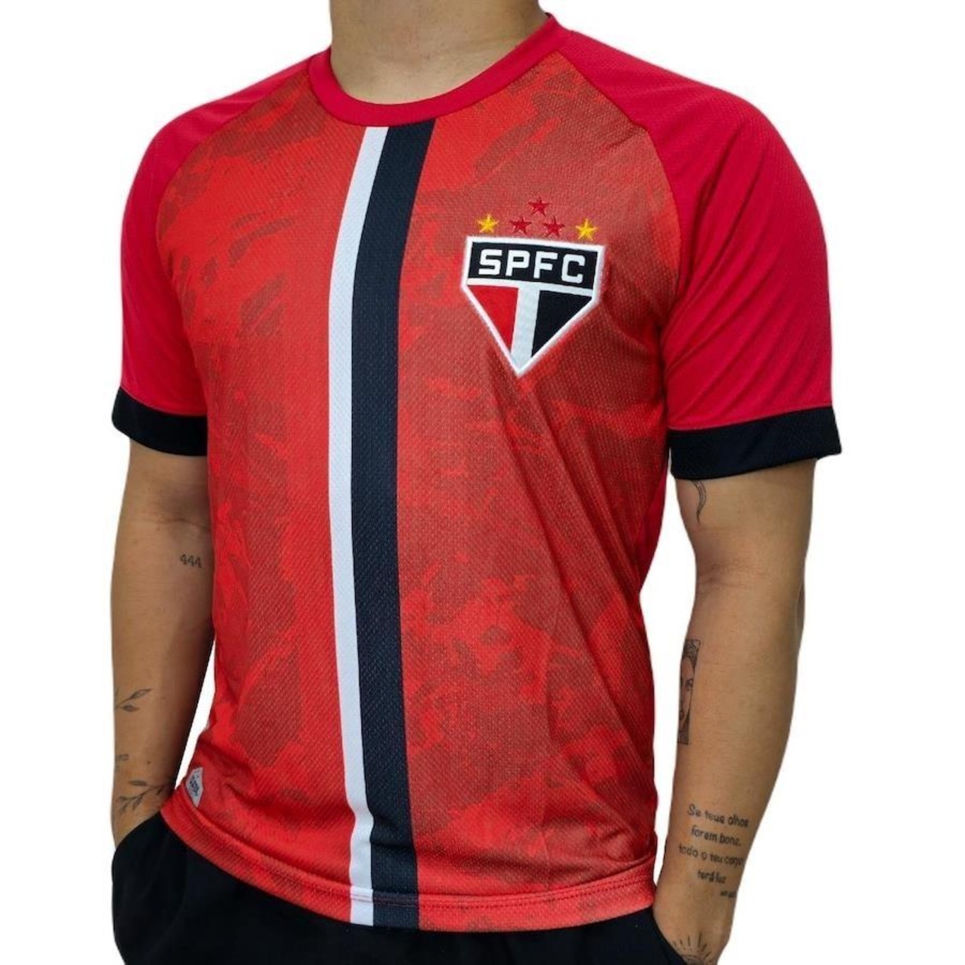 Camisa do São Paulo Classic Retrômania - Masculina - Foto 3