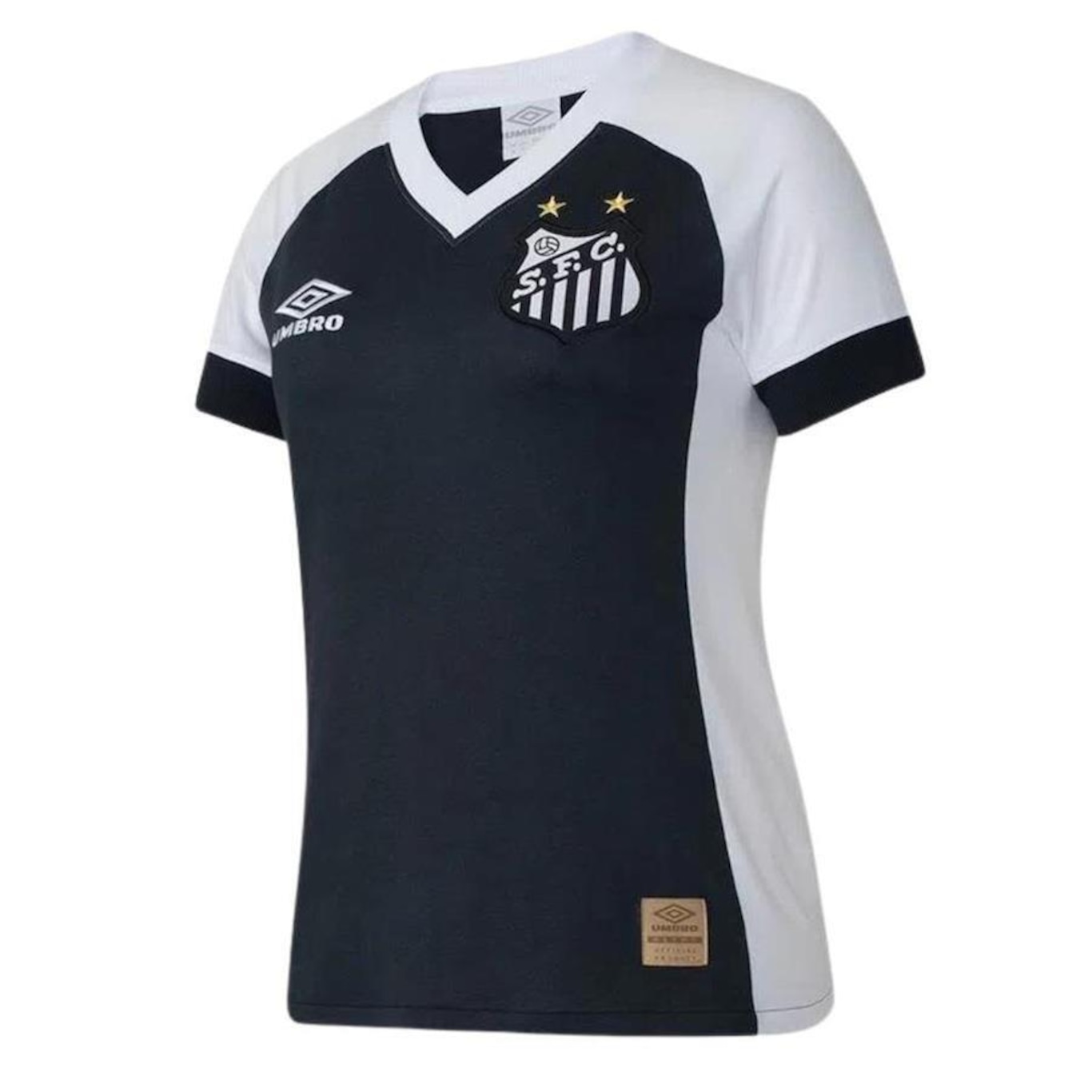 Camisa Feminina Umbro Santos Retrô 1980 2022 - Foto 2