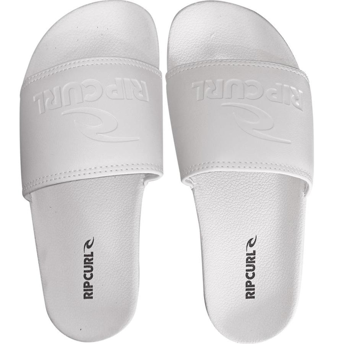 Chinelo Rip Curl New Logo Slide Full White - Foto 1