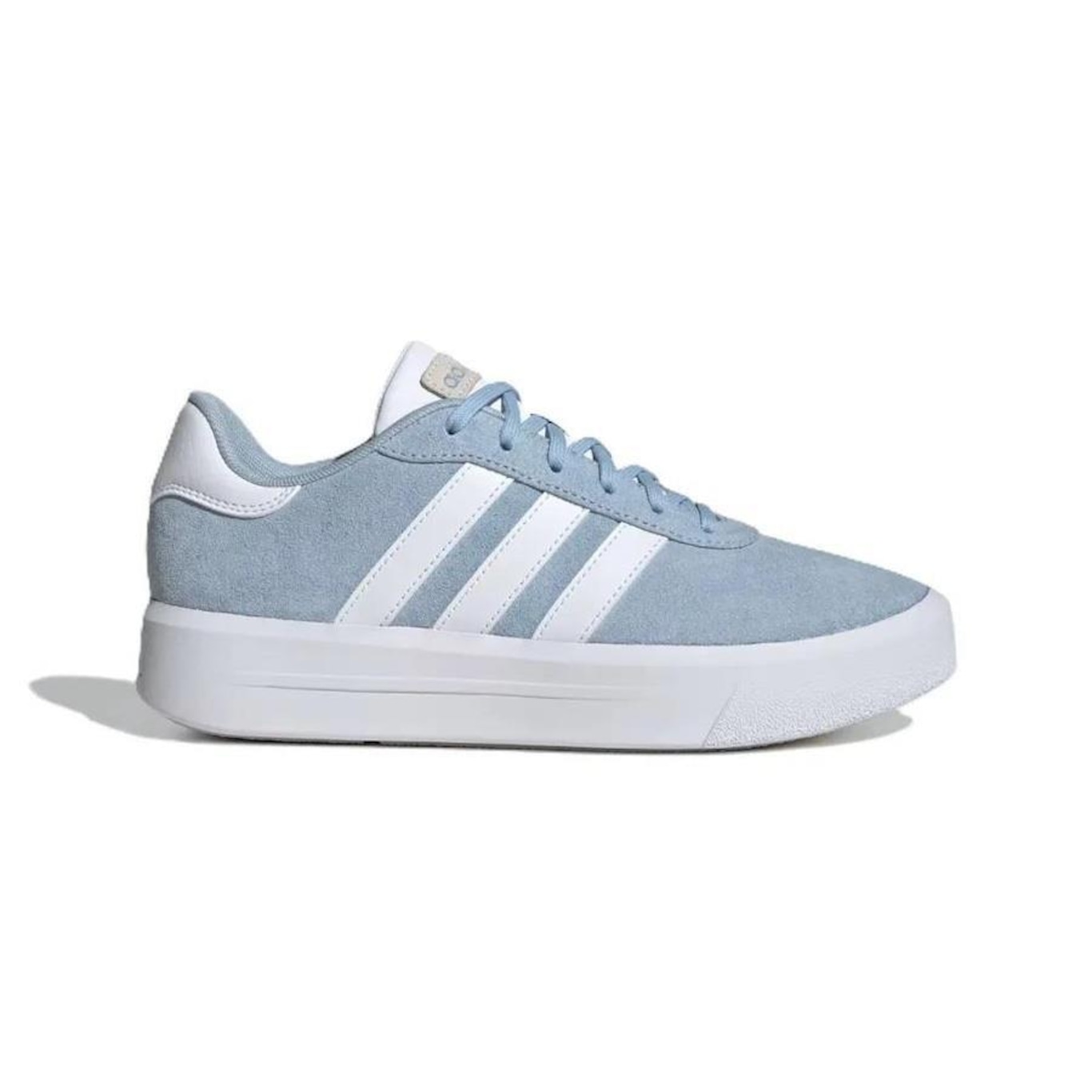 Tênis Adidas Court Platform Suede - Feminino - Foto 1