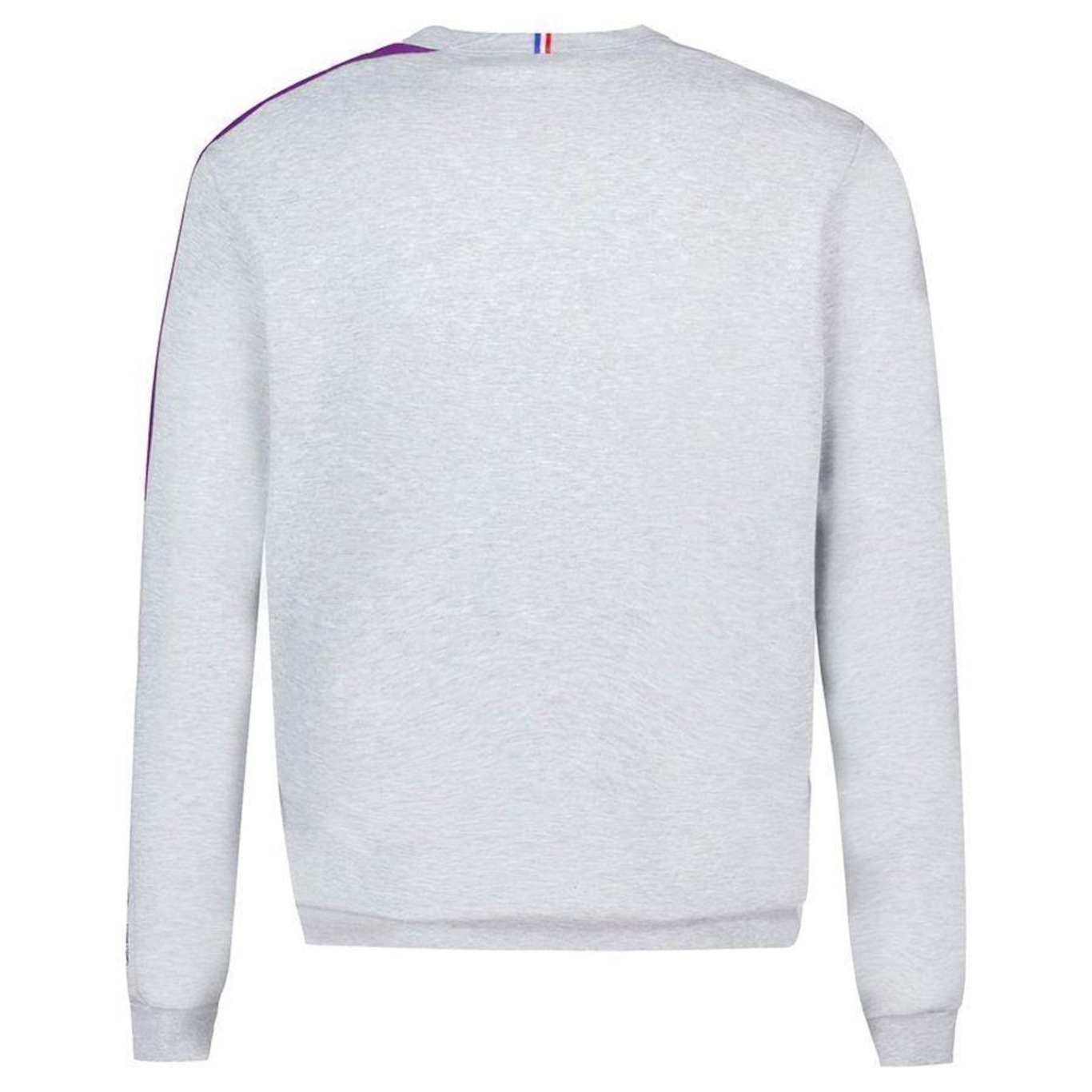 Blusa Saison Crew Sweat Ss Nº1 Cinza e Roxo - Le Coq Sportif - Le Coq Sportif - Foto 3