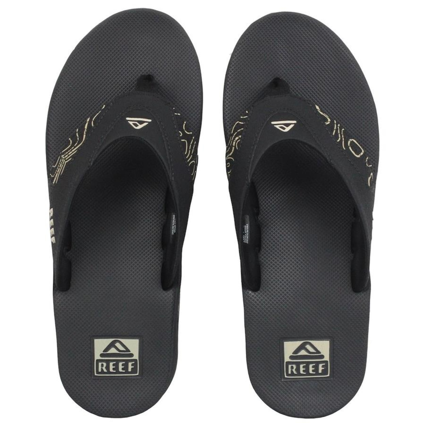 Chinelo Reef Mick Fanning Tan Topo - Masculino - Foto 1