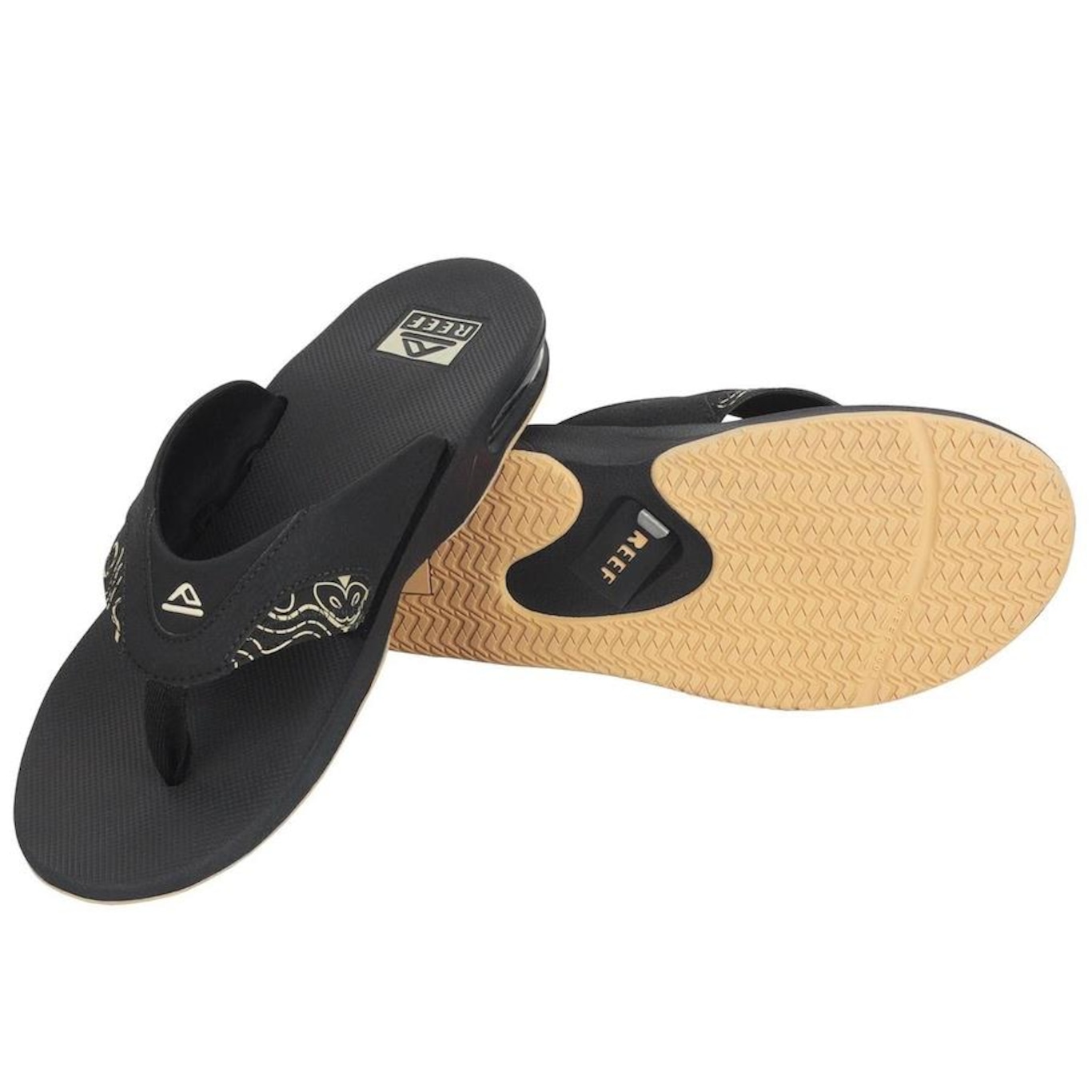 Chinelo Reef Mick Fanning Tan Topo - Masculino - Foto 3