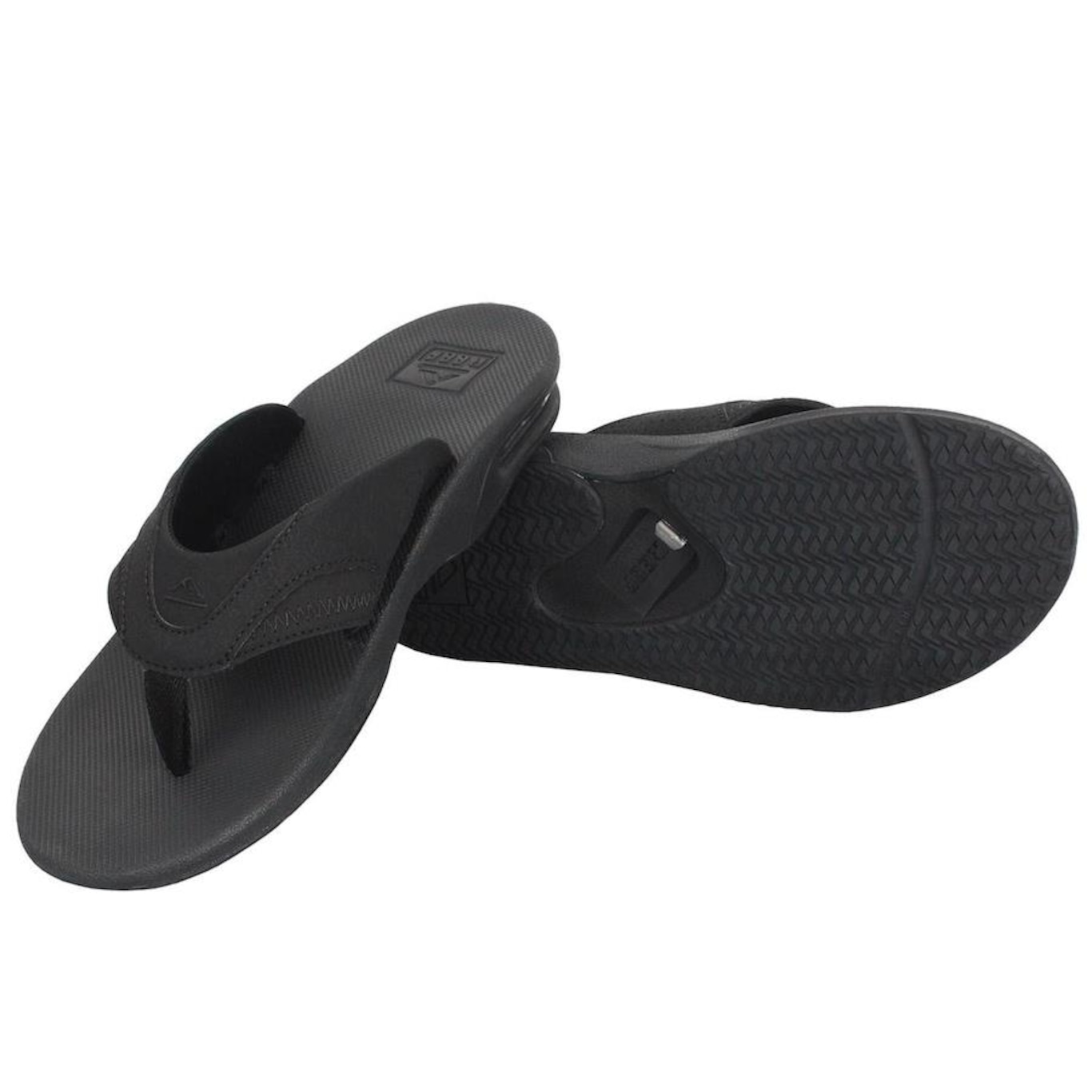 Chinelo Reef Mick Fanning All Black - Masculino - Foto 3