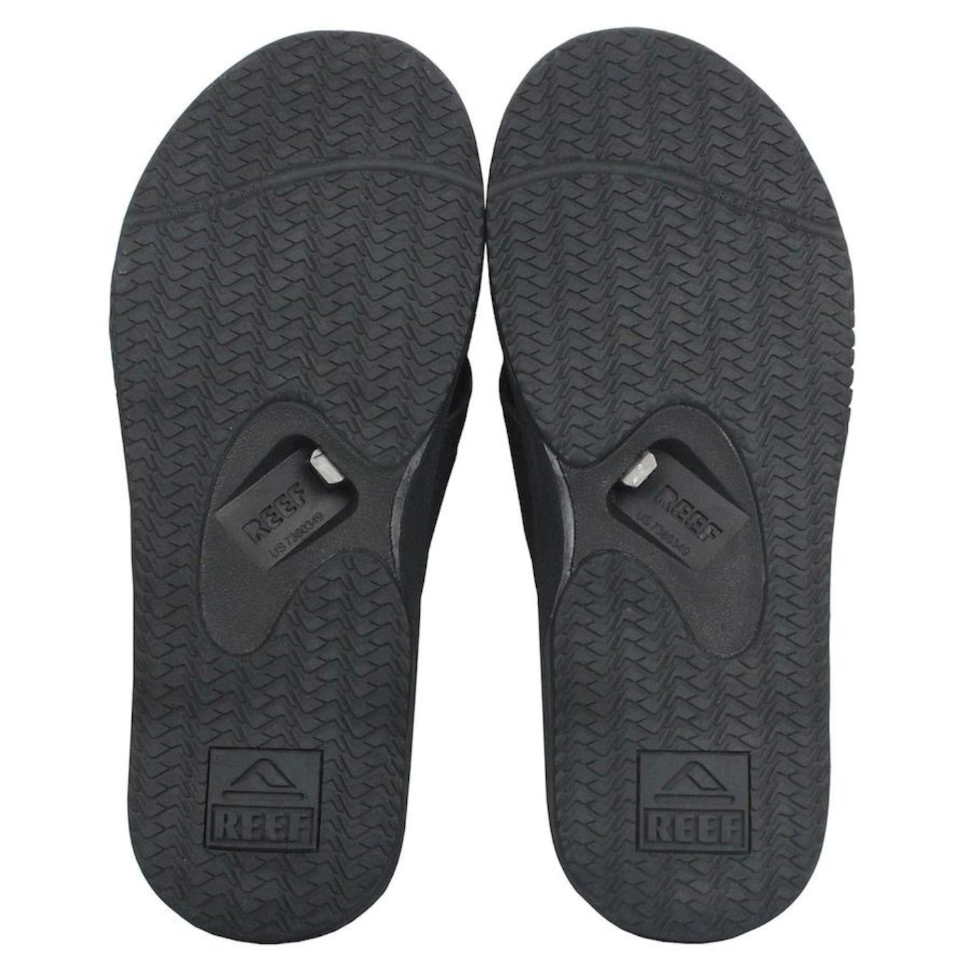 Chinelo Reef Mick Fanning All Black - Masculino - Foto 4