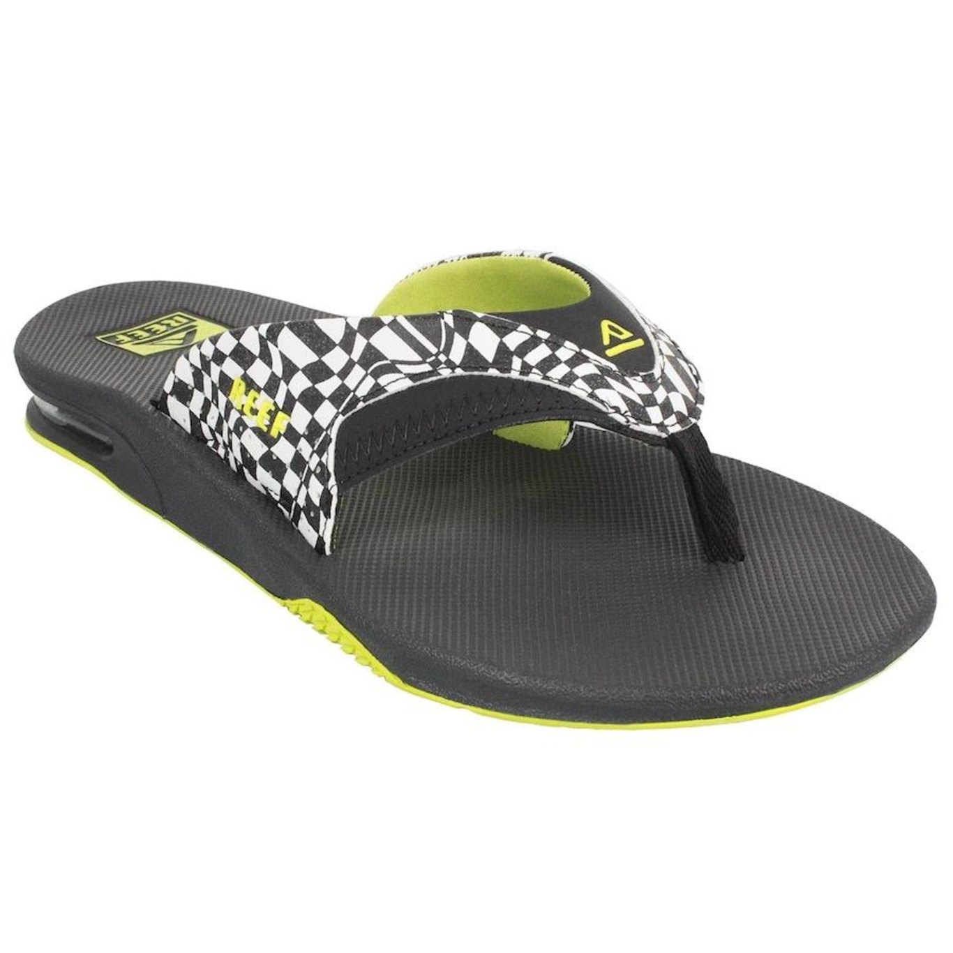 Chinelo Reef Mick Fanning Swell Checkers - Masculino - Foto 2