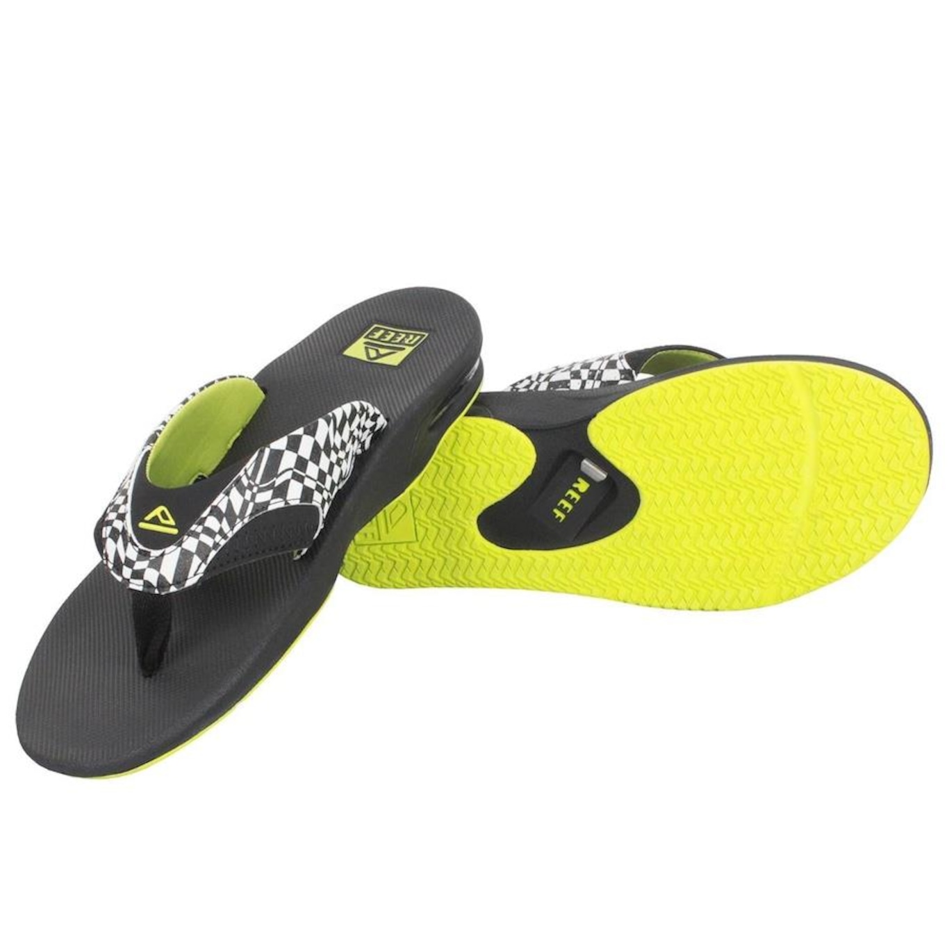 Chinelo Reef Mick Fanning Swell Checkers - Masculino - Foto 3