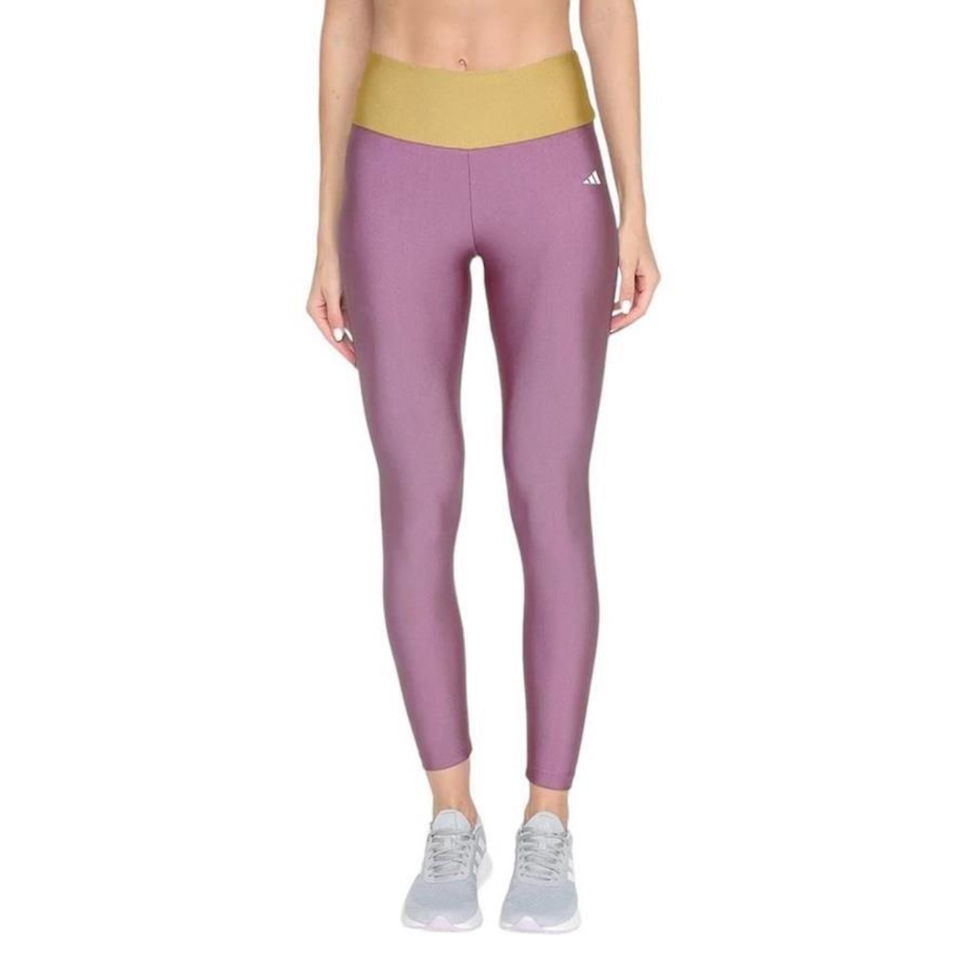 Calça Legging adidas Latin Fit Colorblock Feminina - Foto 1