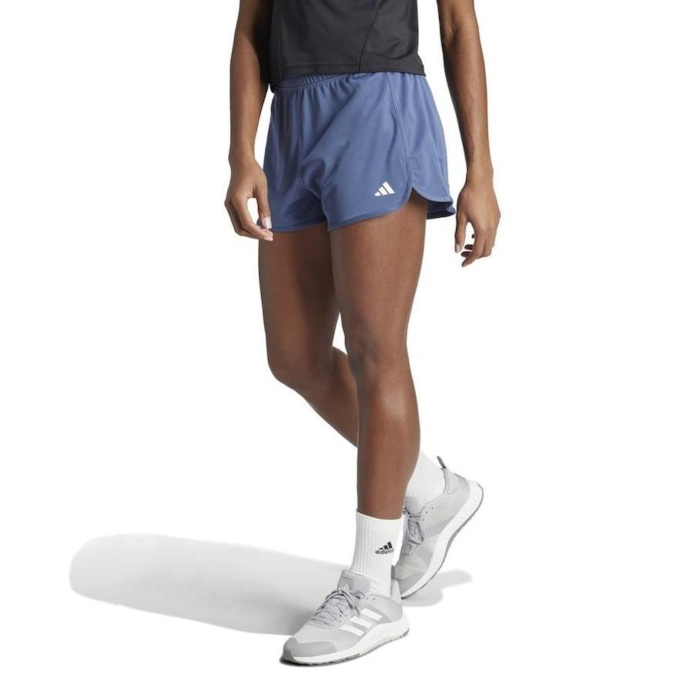 Shorts adidas Pacer Knit - Feminino - Foto 1