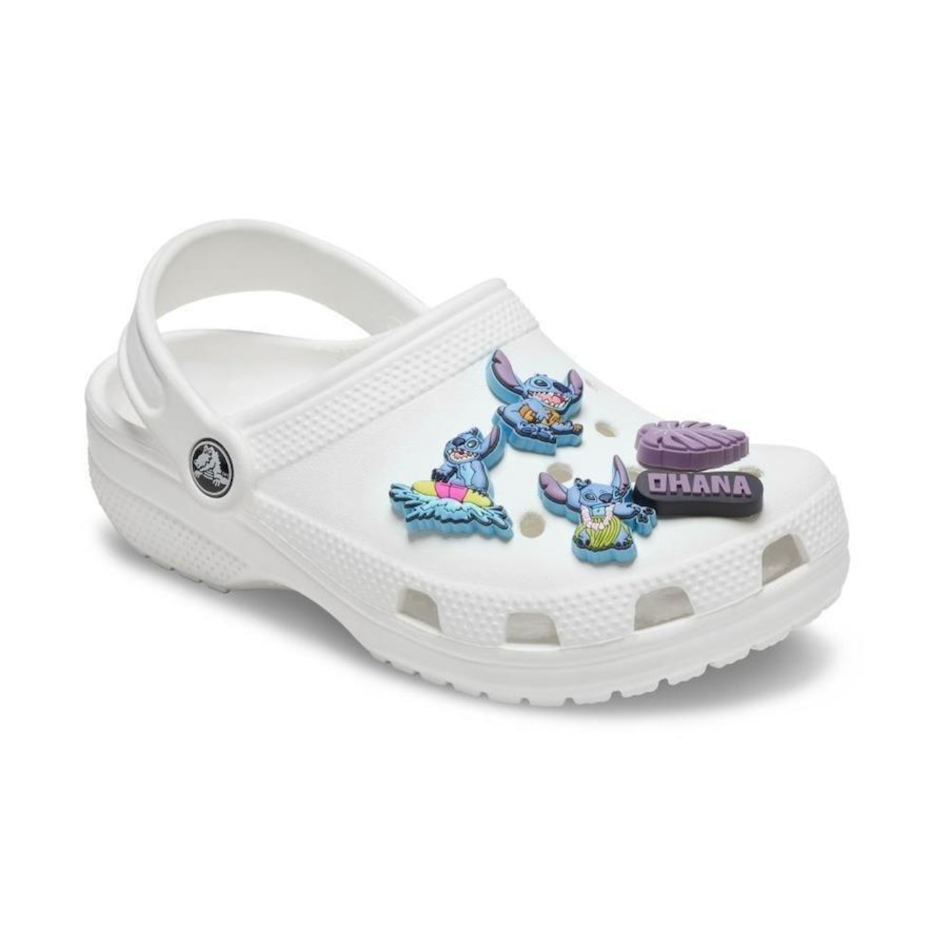 Kt Jibbitz Crocs Stitch Tropical Pack com 5 Peças - Foto 3