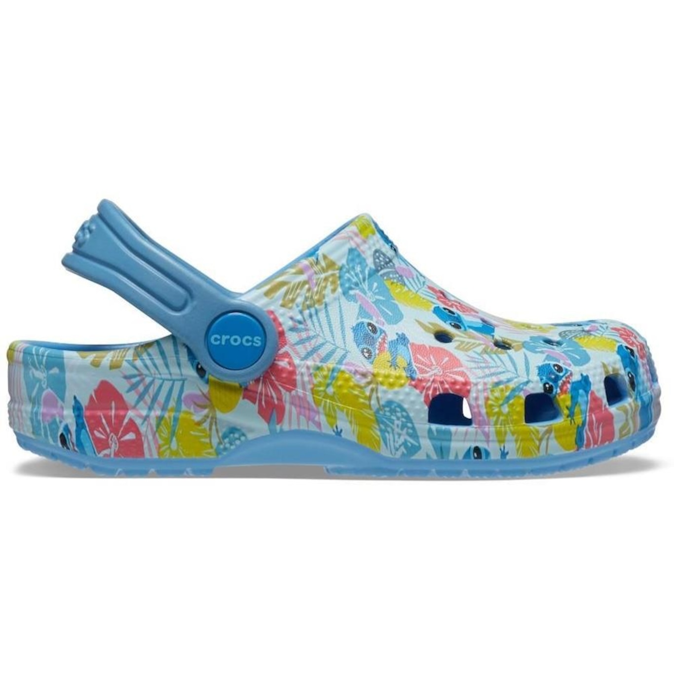 Sandália Crocs Stitch Classic Clog T Oxygen - Unissex - Foto 1