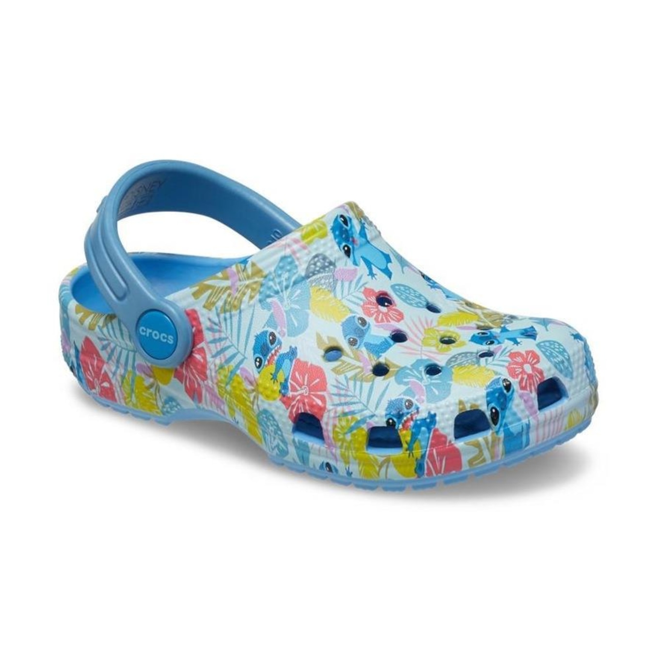 Sandália Crocs Stitch Classic Clog T Oxygen - Unissex - Foto 2