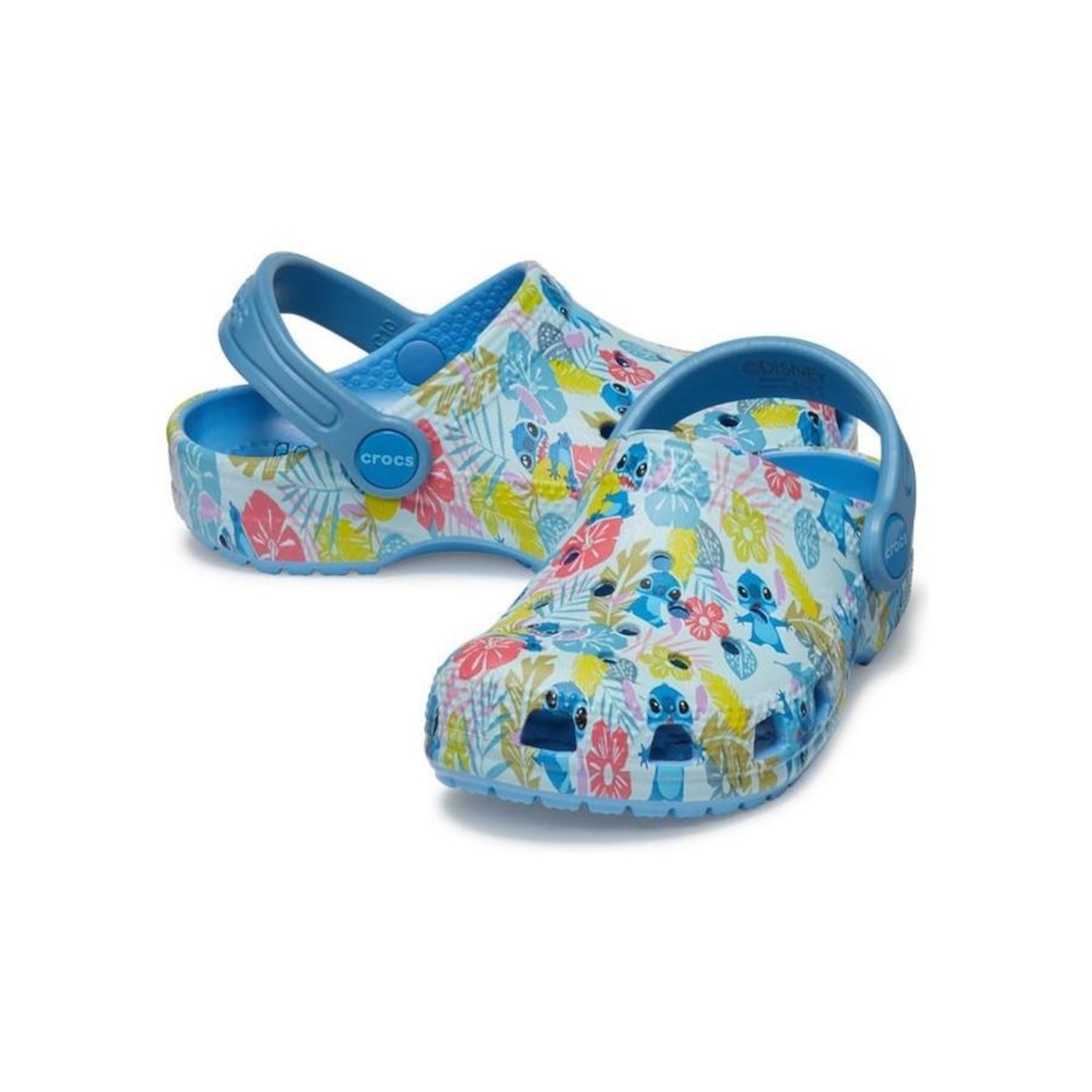 Sandália Crocs Stitch Classic Clog T Oxygen - Unissex - Foto 3