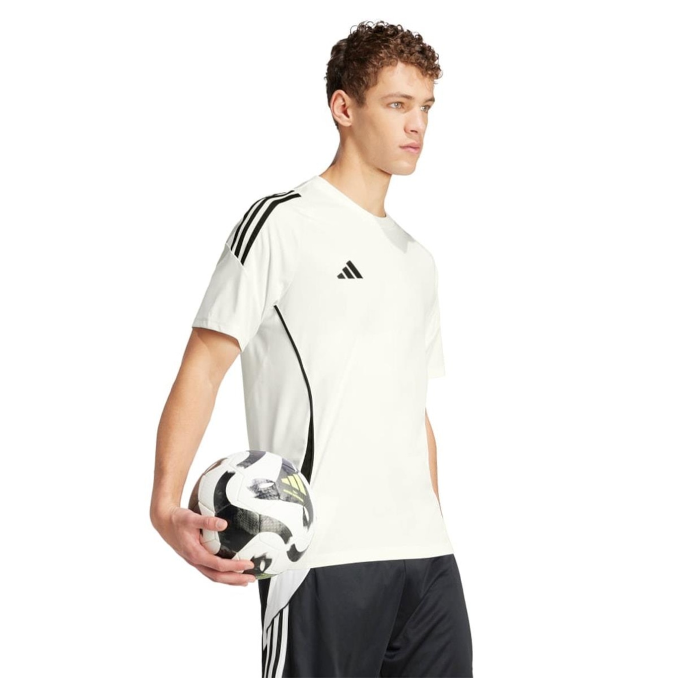 Camiseta adidas Tiro 24 Futebol - Masculina - Foto 3