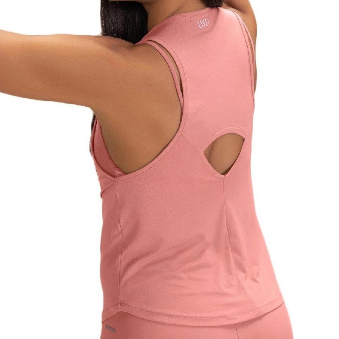 Camiseta Regata Live Breath Back Comfort - Feminina - Foto 2