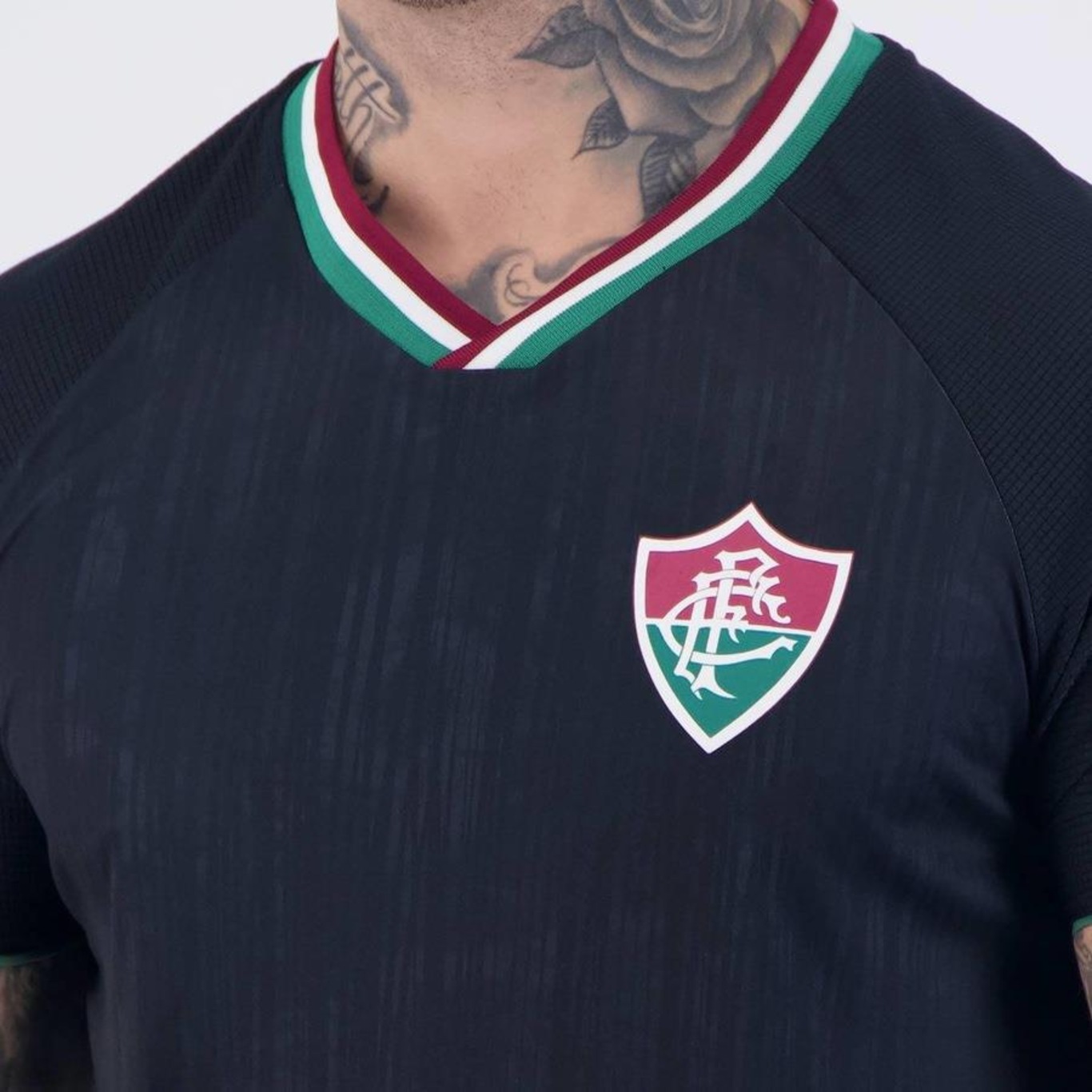 Camisa do Fluminense Braziline Mud - Masculina - Foto 6