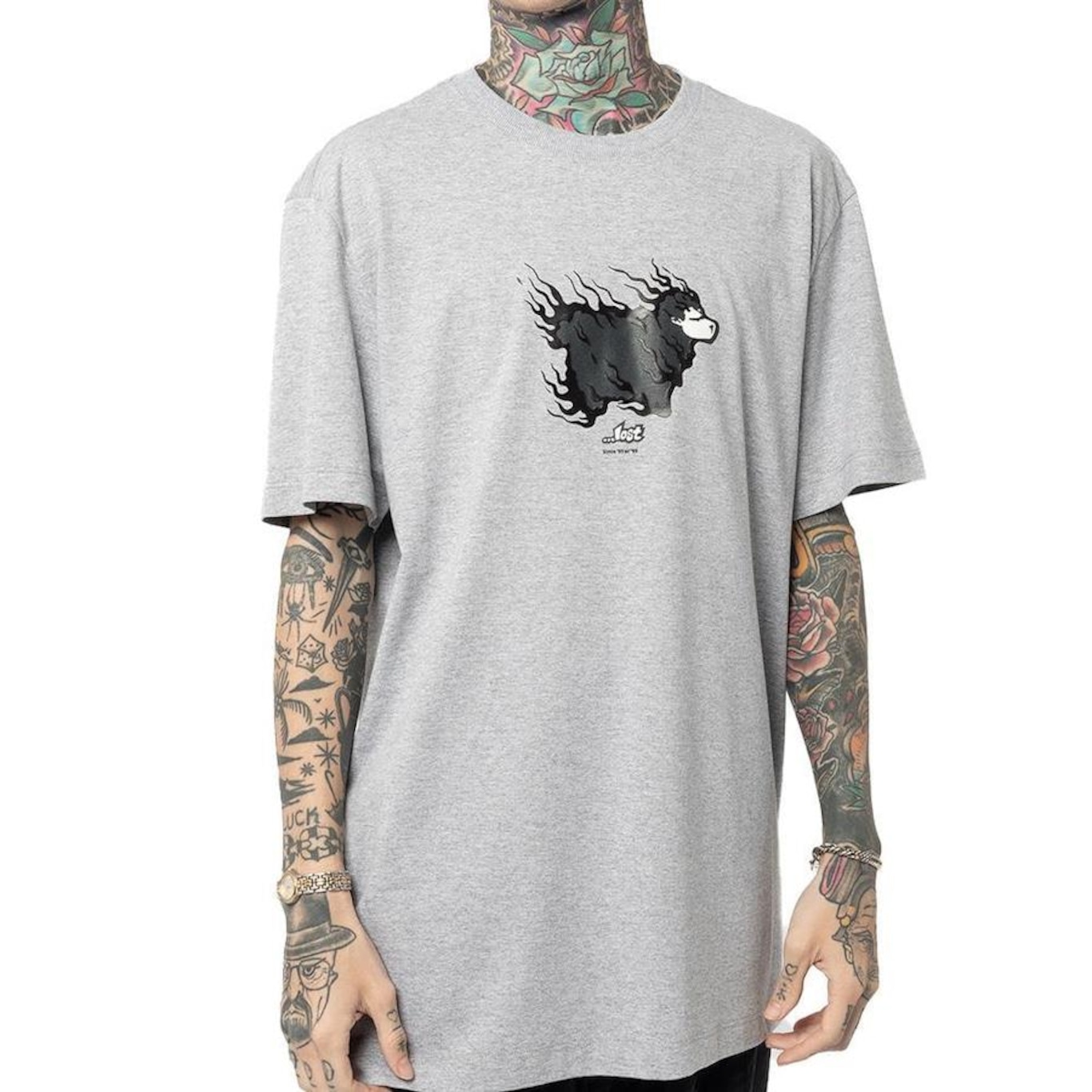 Camiseta Lost Sheep On Fire - Masculina - Foto 1