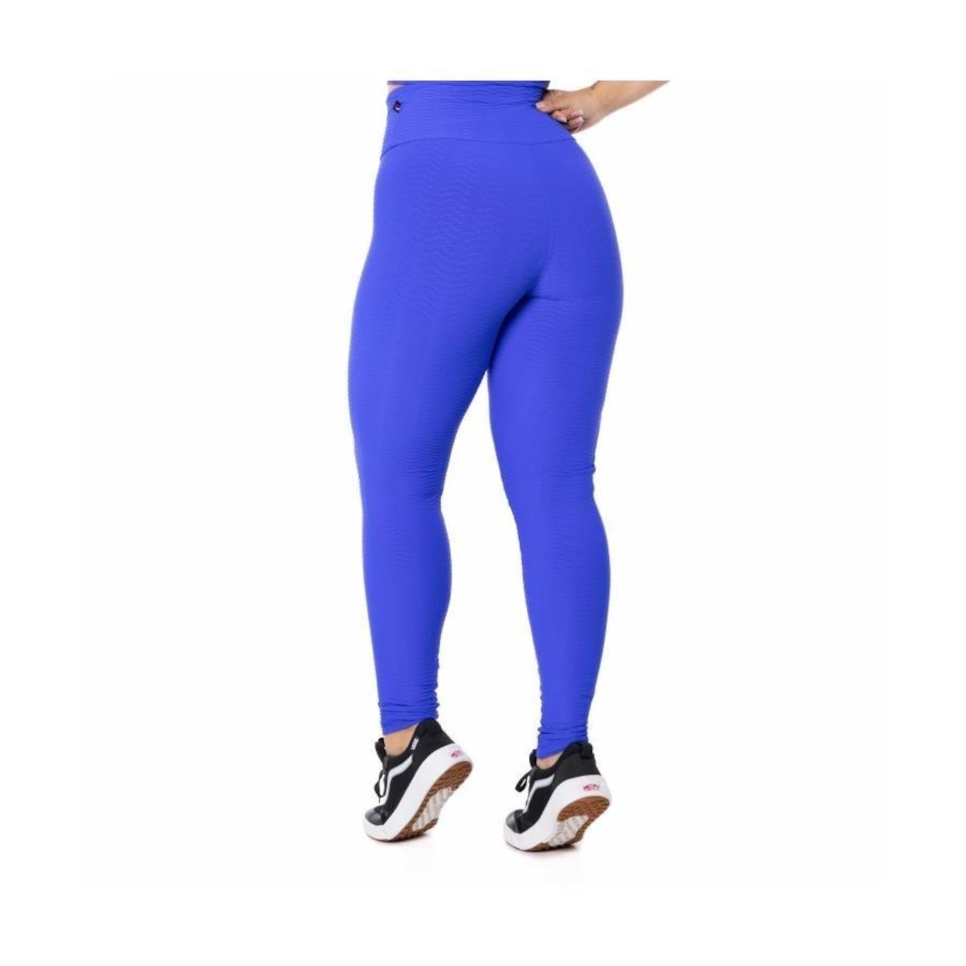 Calça Legging Orbits Fitness Poliamida com Textura Relevo Bolso - Feminina - Foto 4