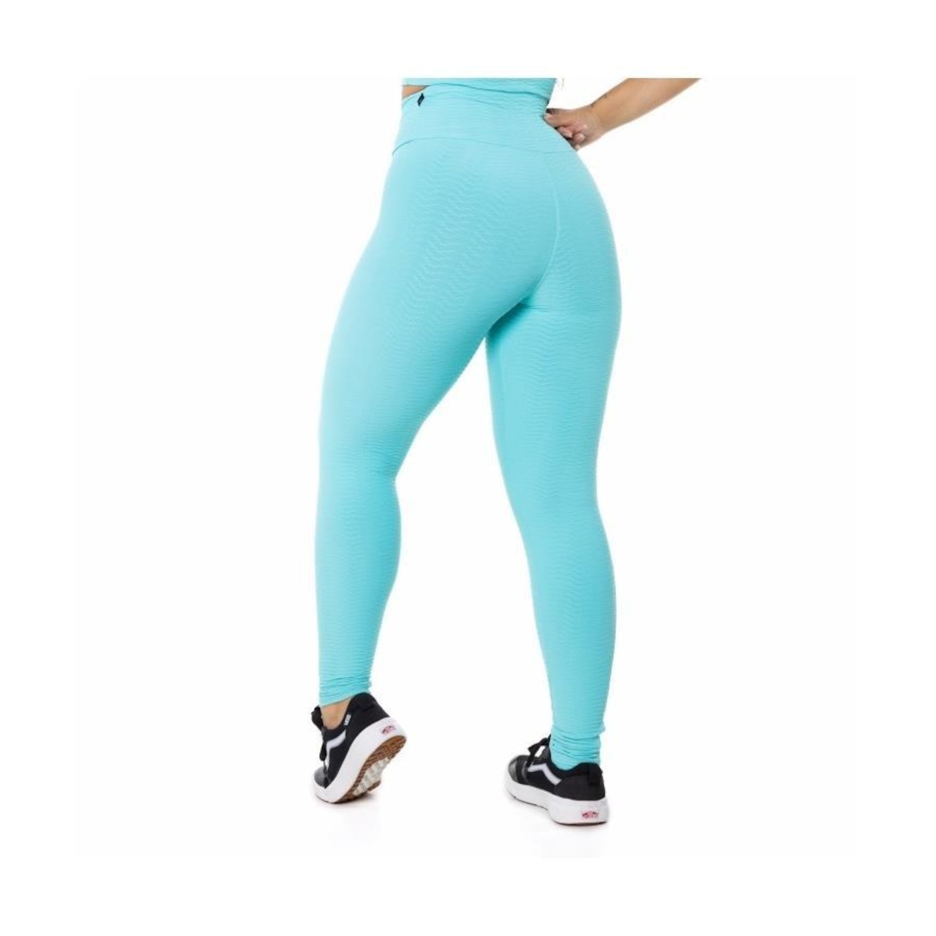 Calça Legging Orbits Fitness Poliamida com Textura Relevo Bolso - Feminina - Foto 3