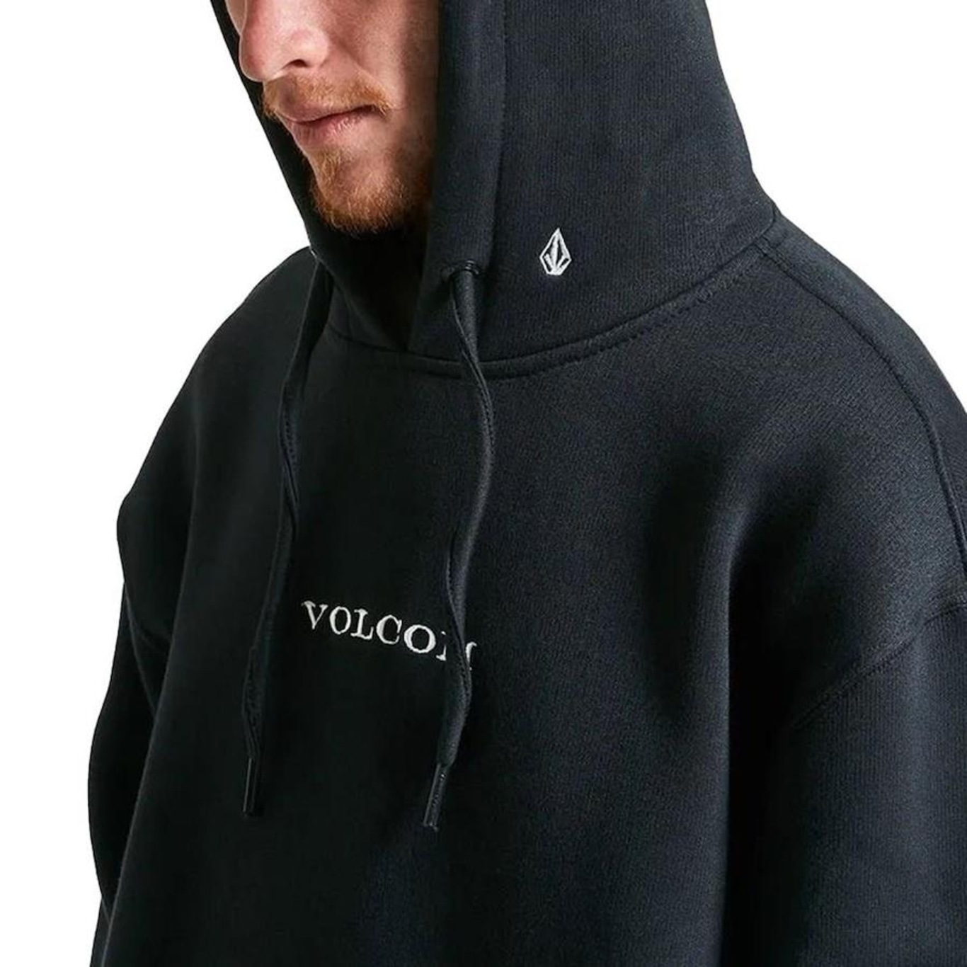 Blusão de Moletom Canguru Volcom Signature - Masculino - Foto 3