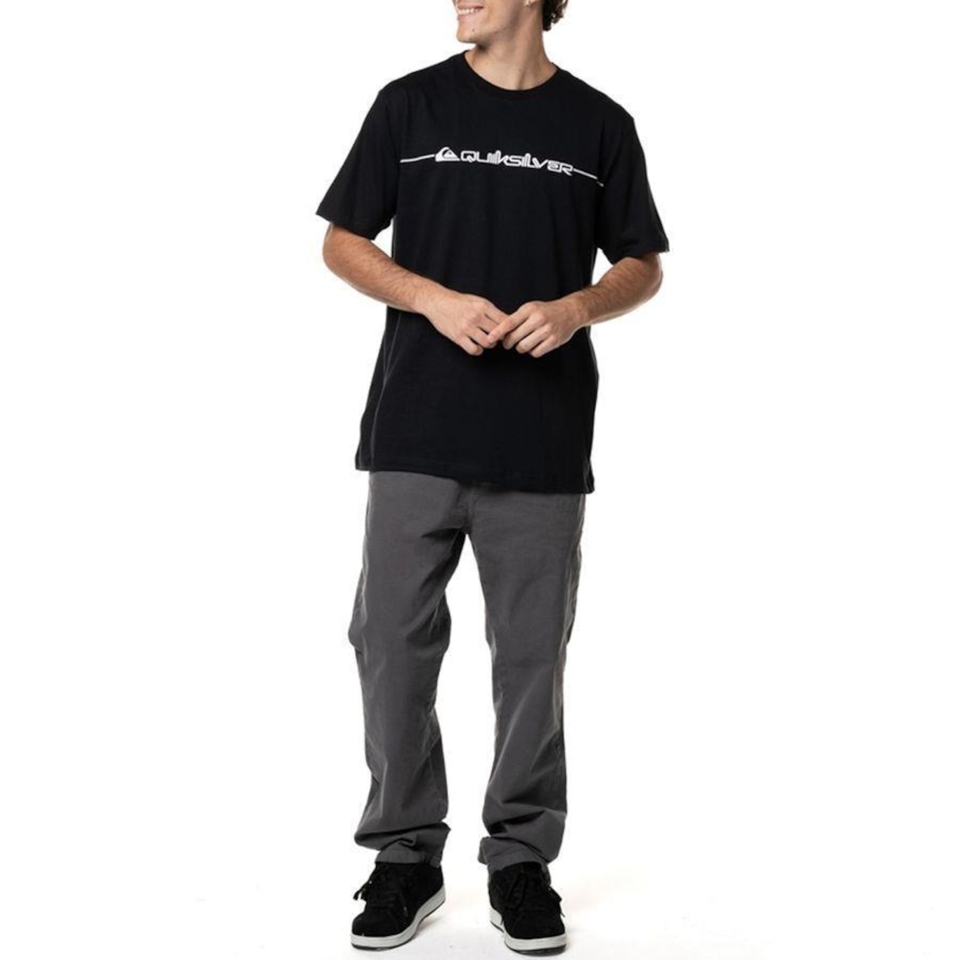 Camiseta Quiksilver New Lines - Masculina - Foto 3