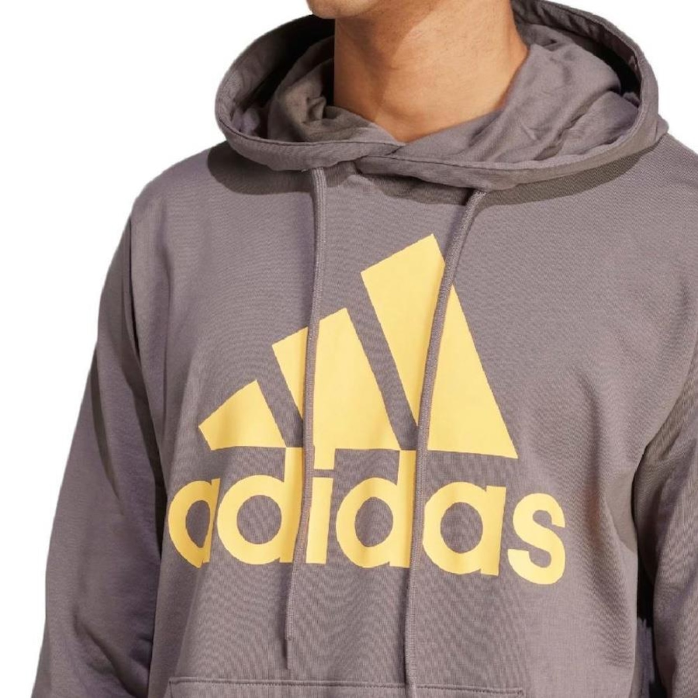 Blusão de Moletom com Capuz adidas Big Logo - Masculino - Foto 2