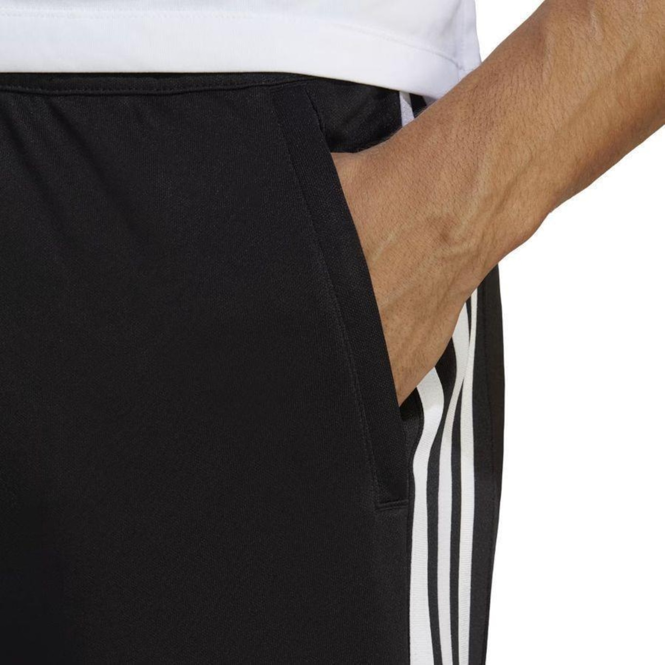 Calça adidas Train Essentials 3-Stripes - Masculina - Foto 5