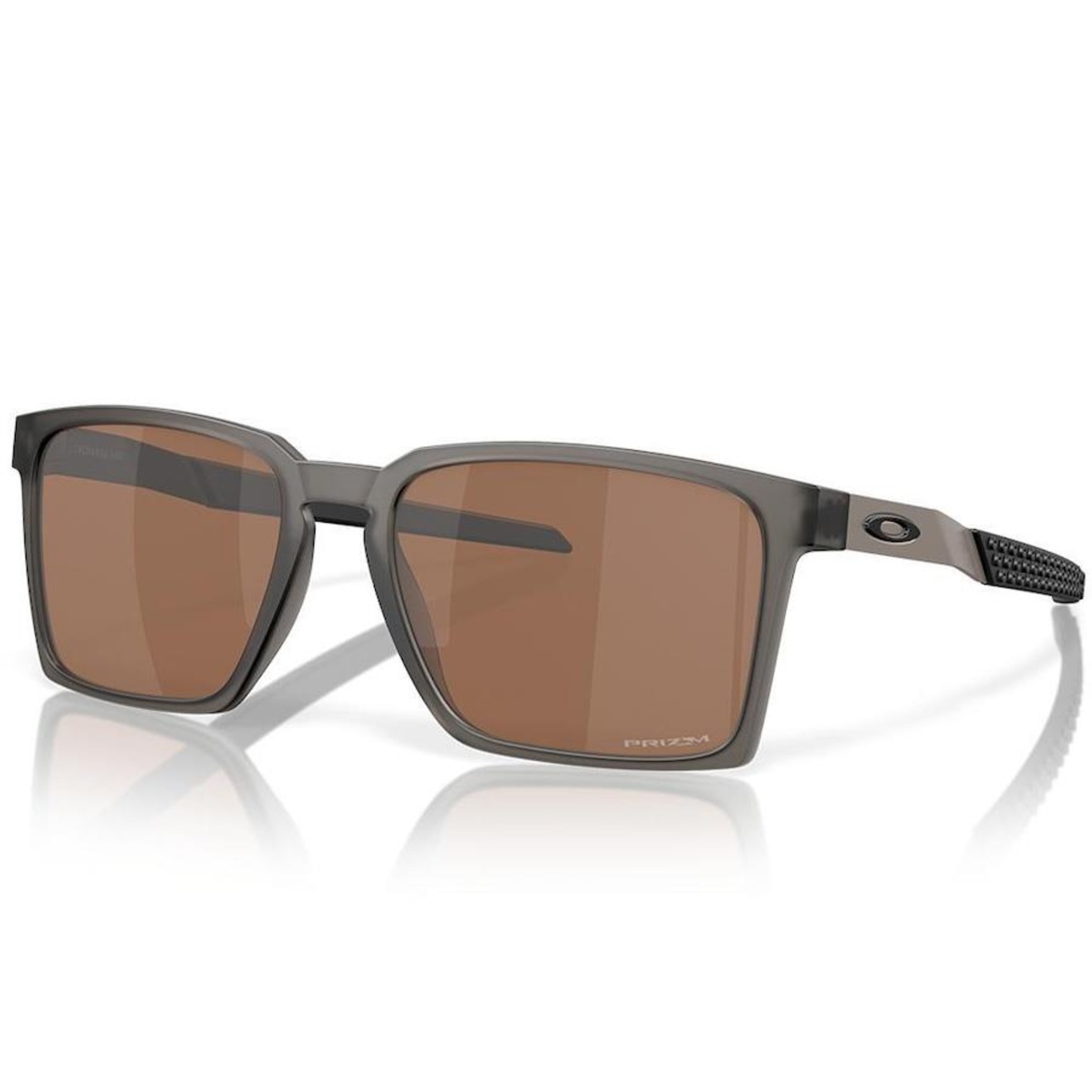 Óculos de Sol Unissex Oakley Exchange Satin Grey Smok Prizm Tungsten - Foto 1