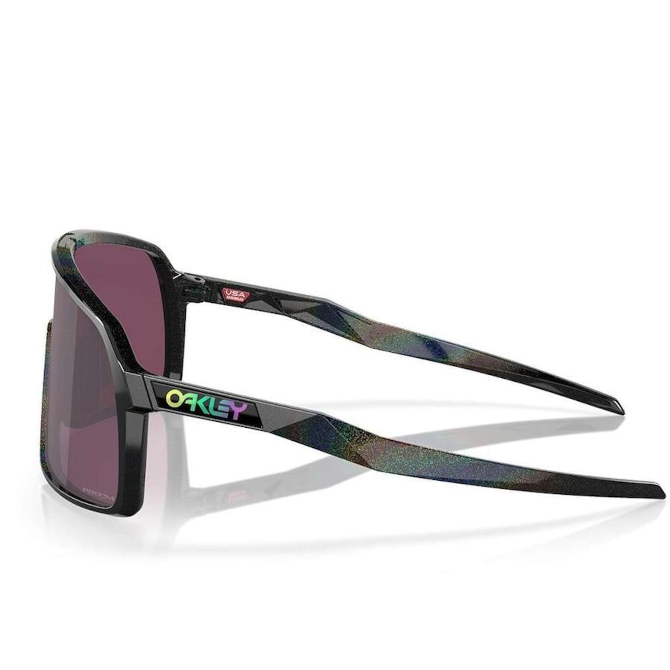 Óculos De Sol Unissex Oakley Sutro Dark Galaxy Prizm Road - Foto 3