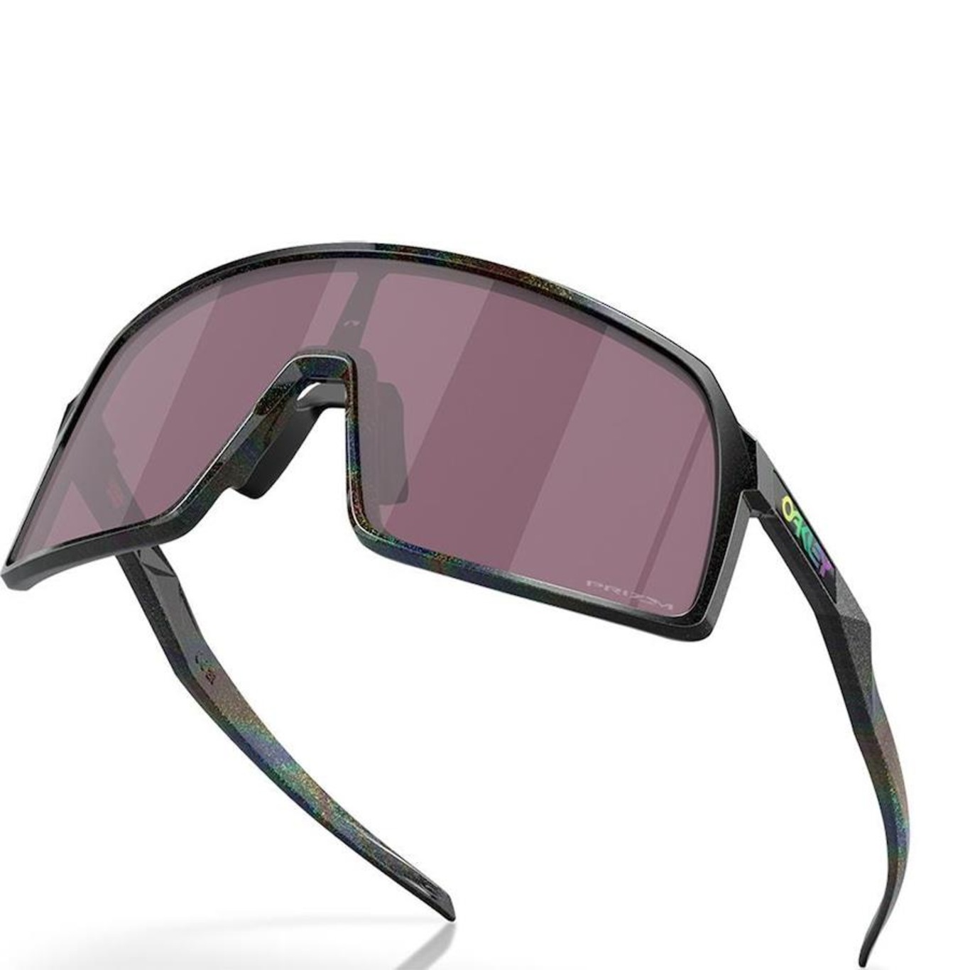 Óculos De Sol Unissex Oakley Sutro Dark Galaxy Prizm Road - Foto 6