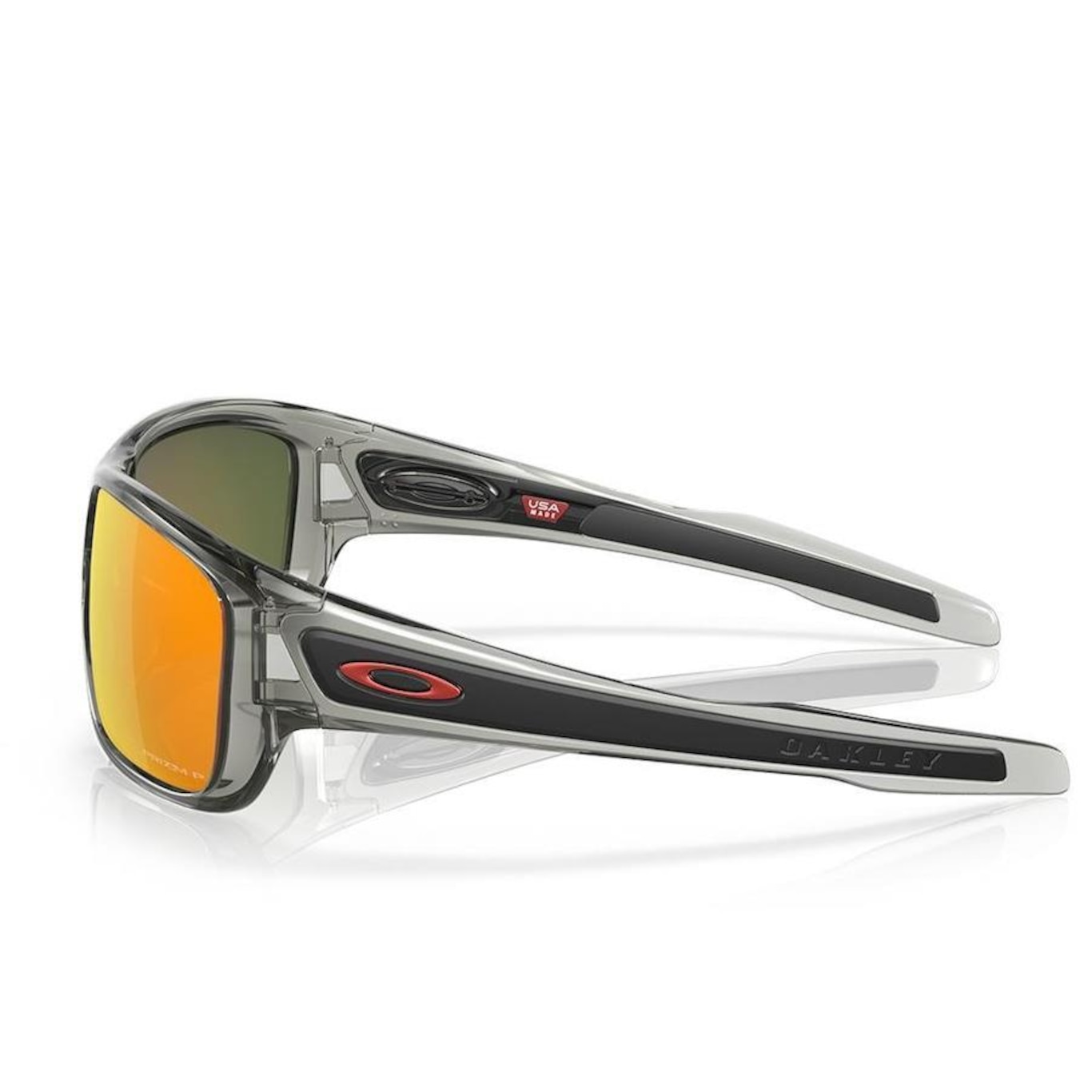 Óculos De Sol Masculino Oakley Turbine Grey Ink Prizm Ruby Polarized - Foto 3