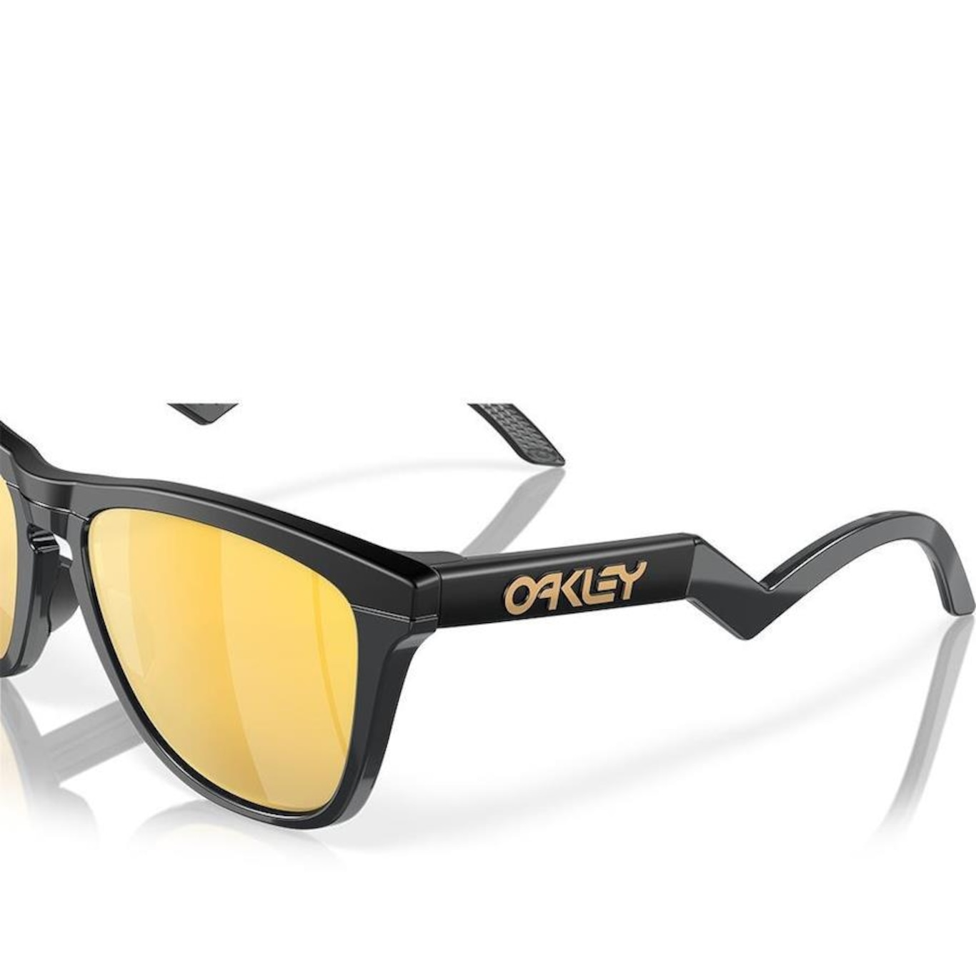 Óculos de Sol Unissex Oakley Frogskins Hybrid Matte Carbon 655 - Foto 5