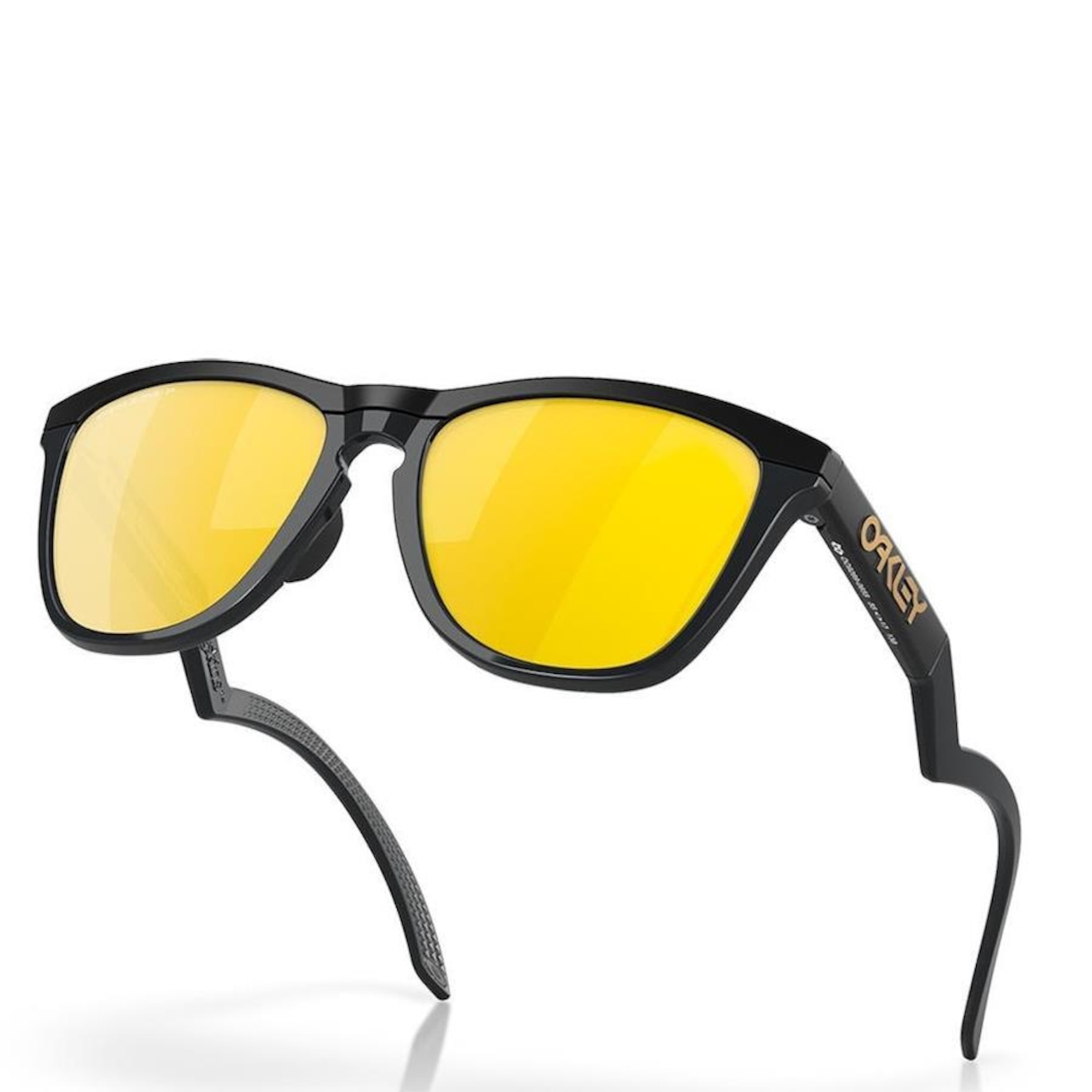 Óculos de Sol Unissex Oakley Frogskins Hybrid Matte Carbon 655 - Foto 6